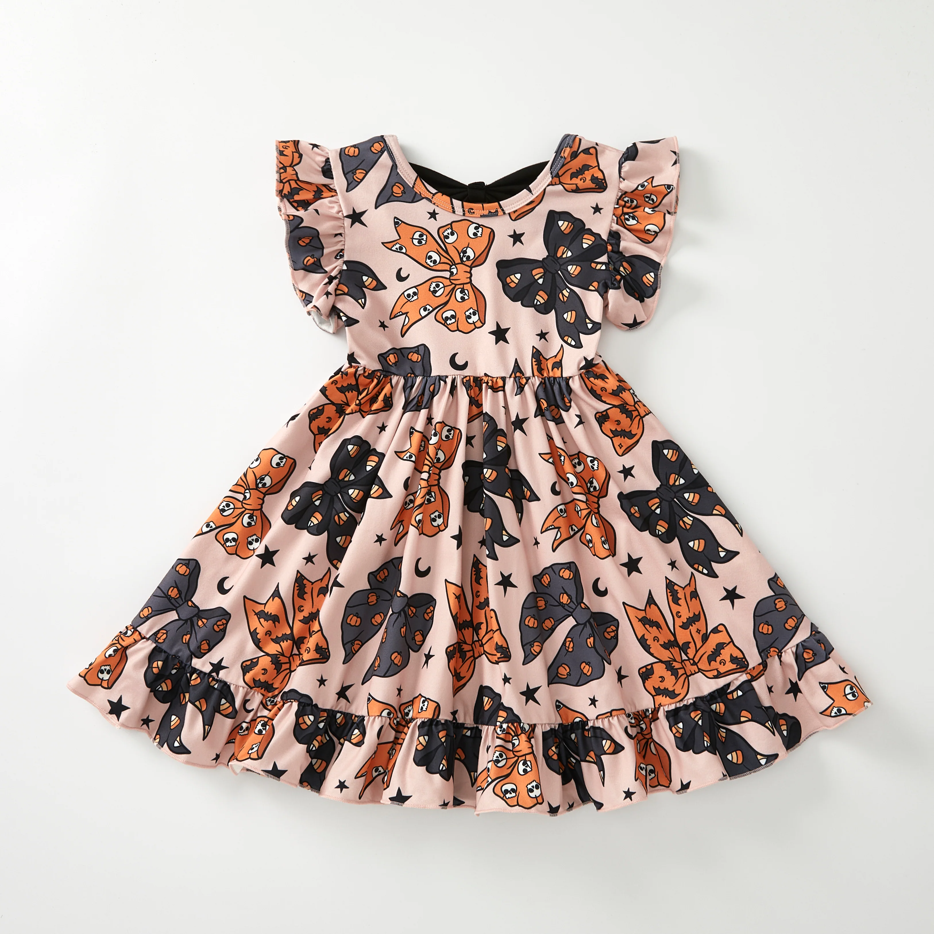 HALLOWEEN BOWS BACK BOW DRESS