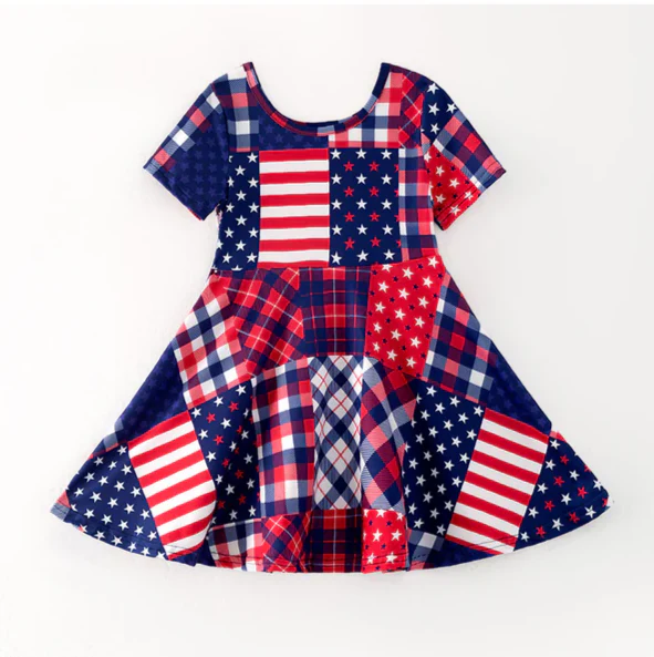 PATRIOTIC PATCHES DRESS
