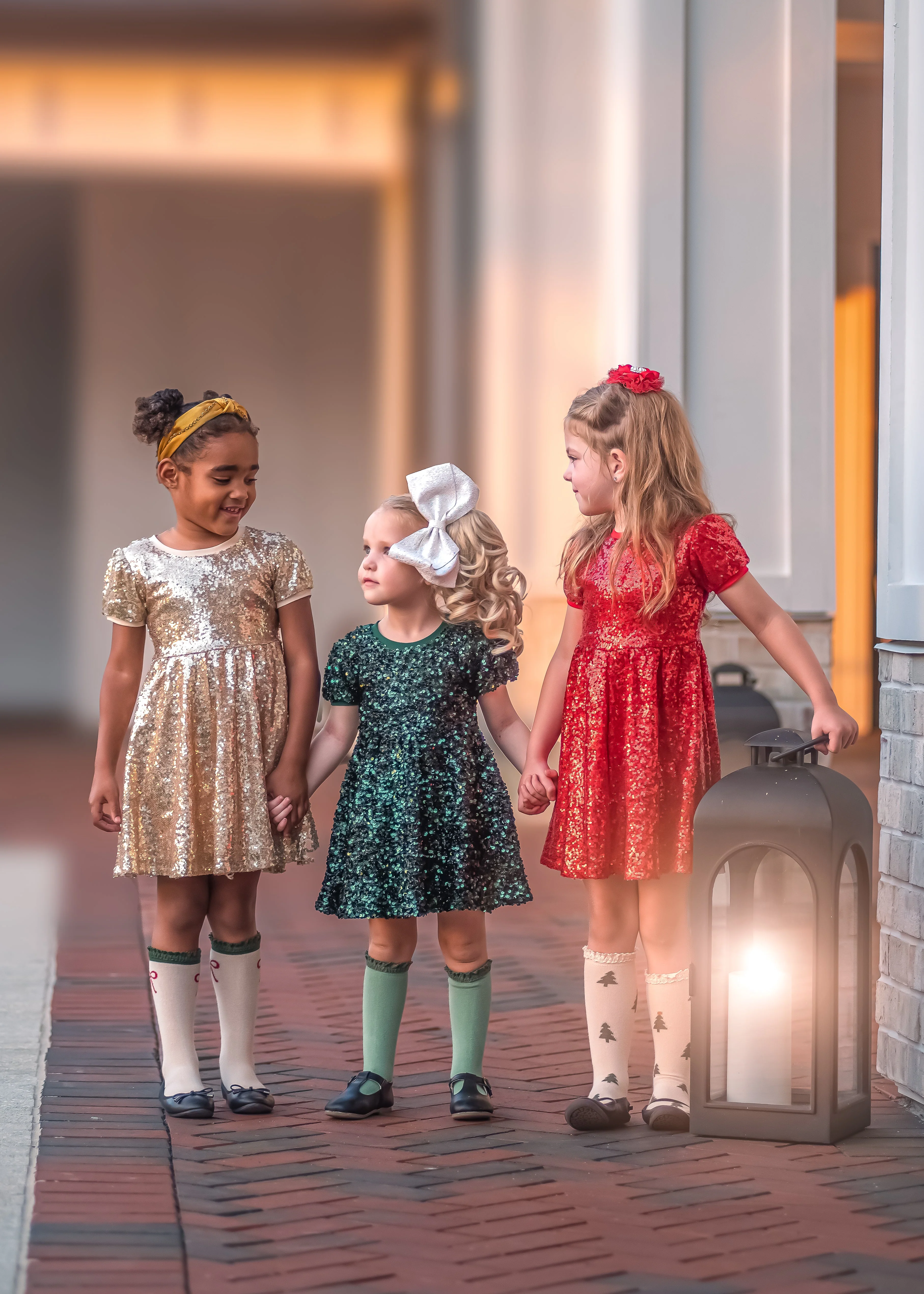 EVA GOLD SPARKLE DRESS