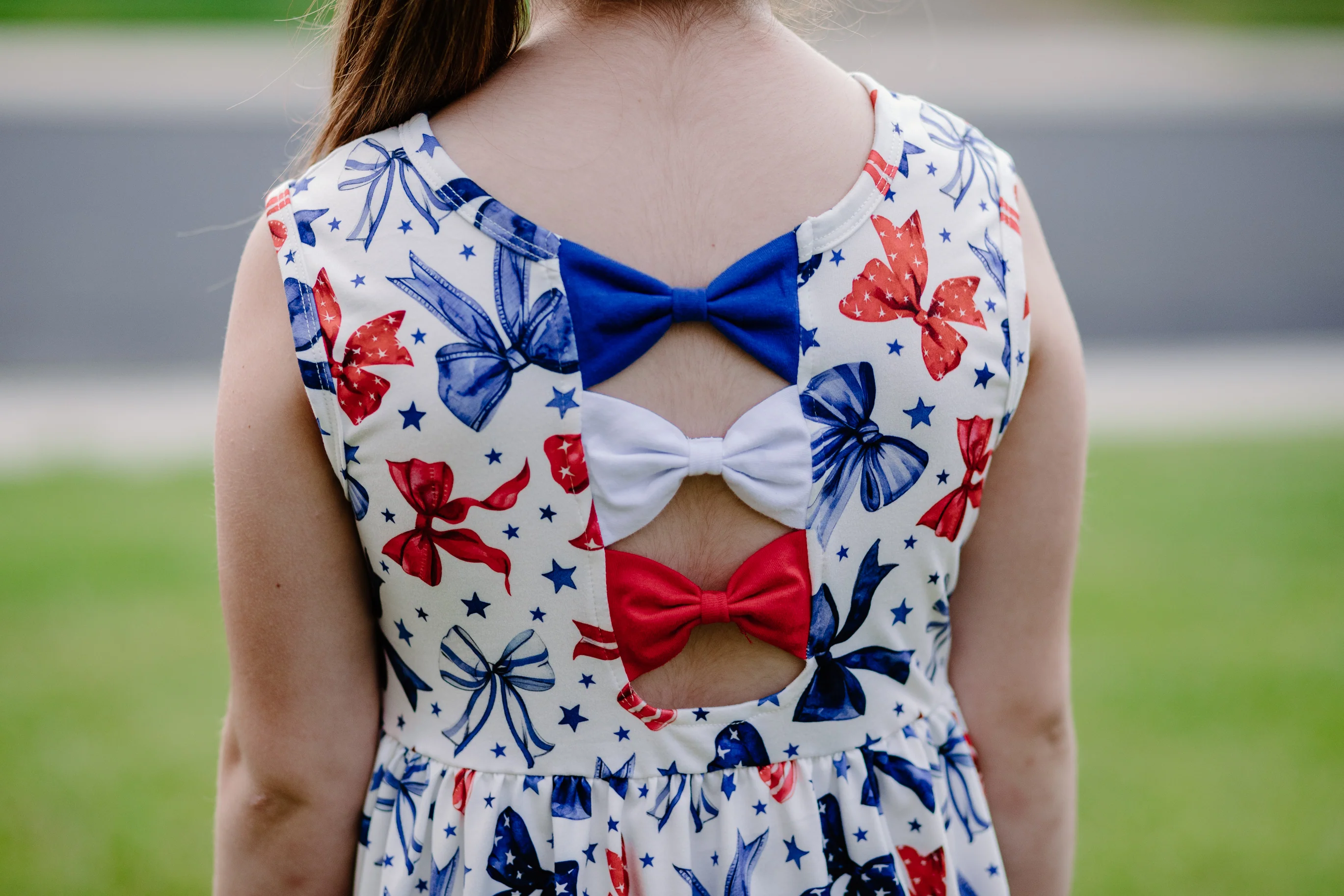 PATRIOTIC BOW DRESS