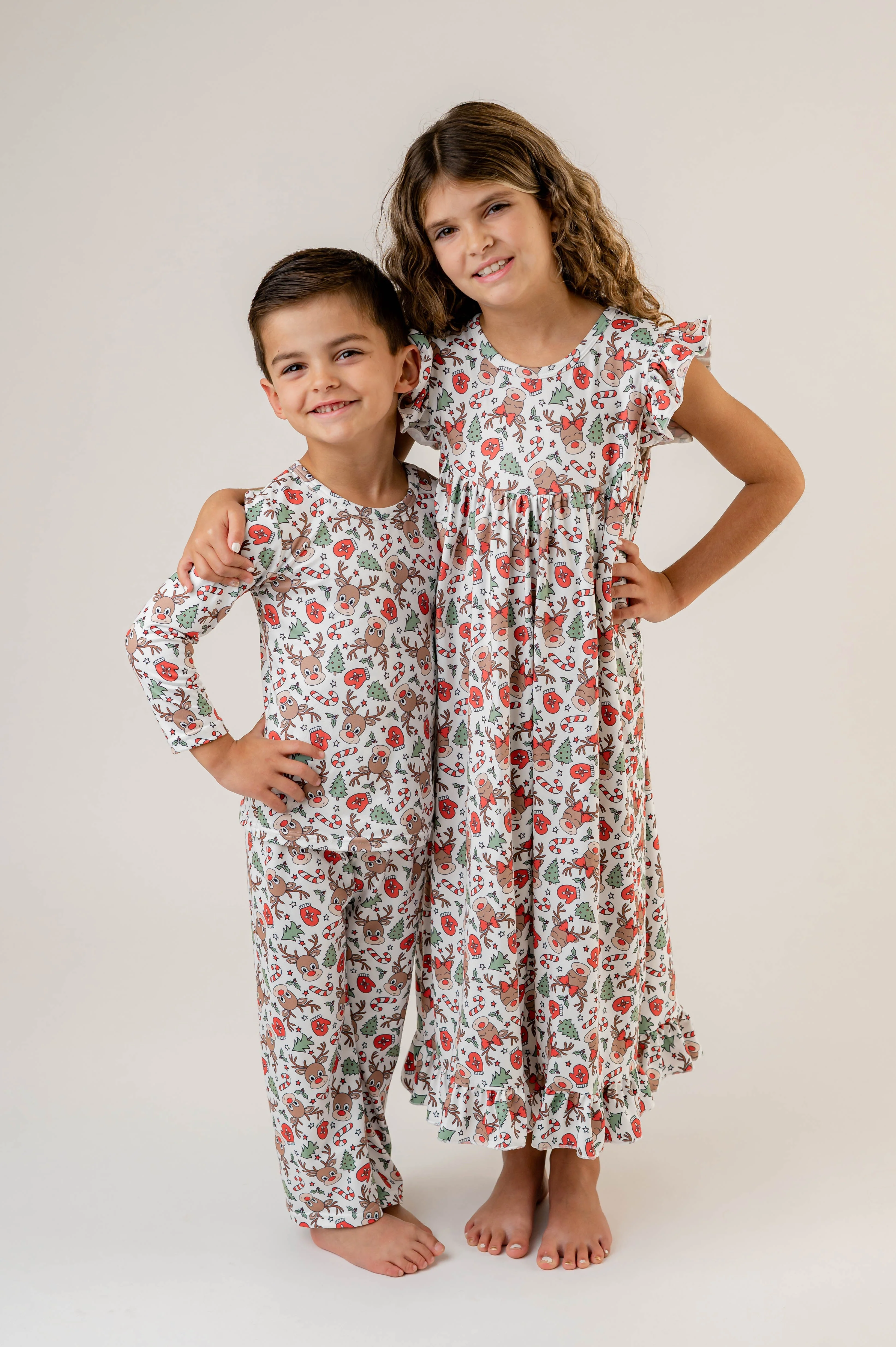 CHRISTMAS REINDEER UNISEX PAJAMAS
