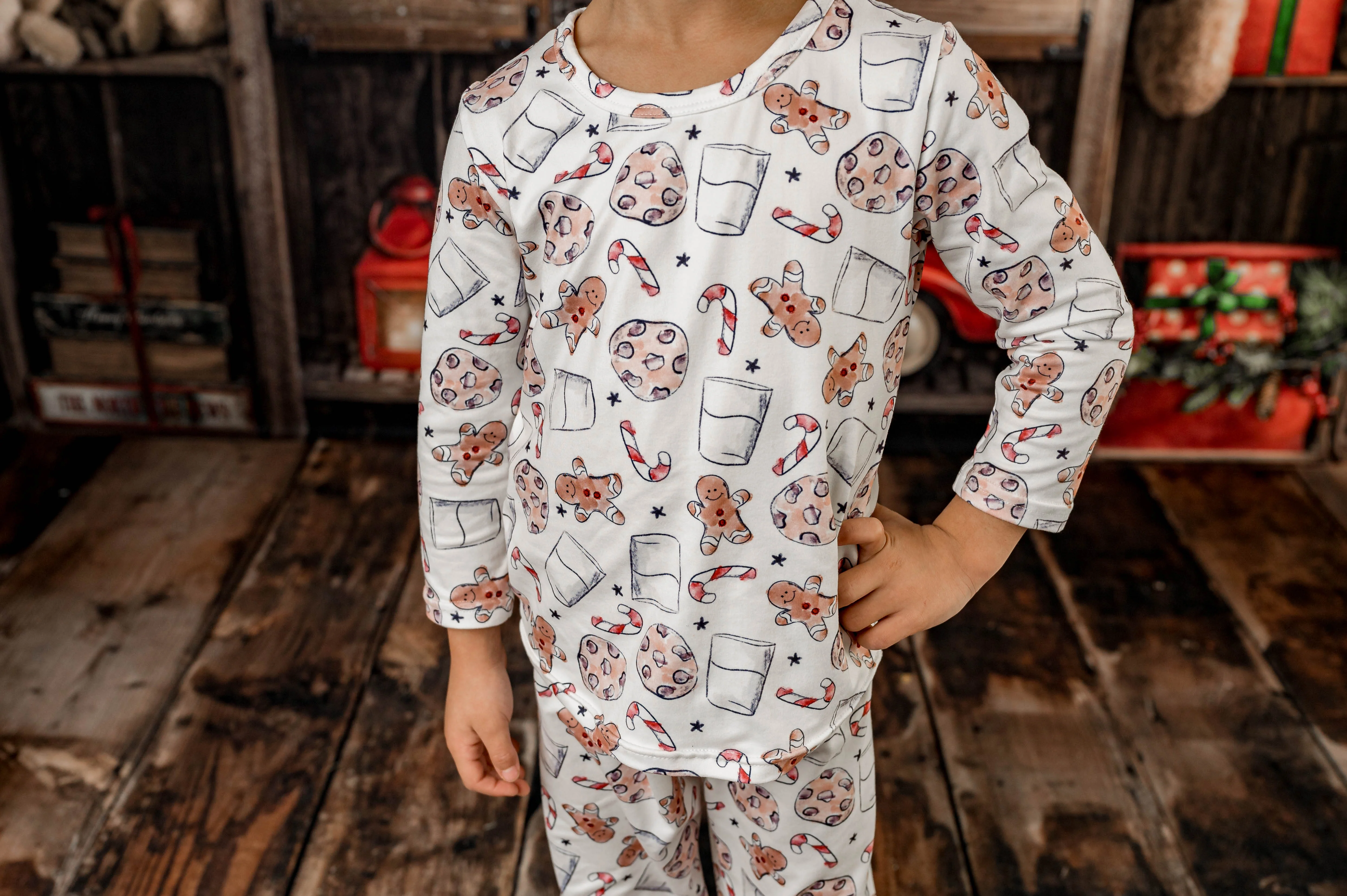 SANTA'S COOKIES & MILK UNISEX PAJAMAS
