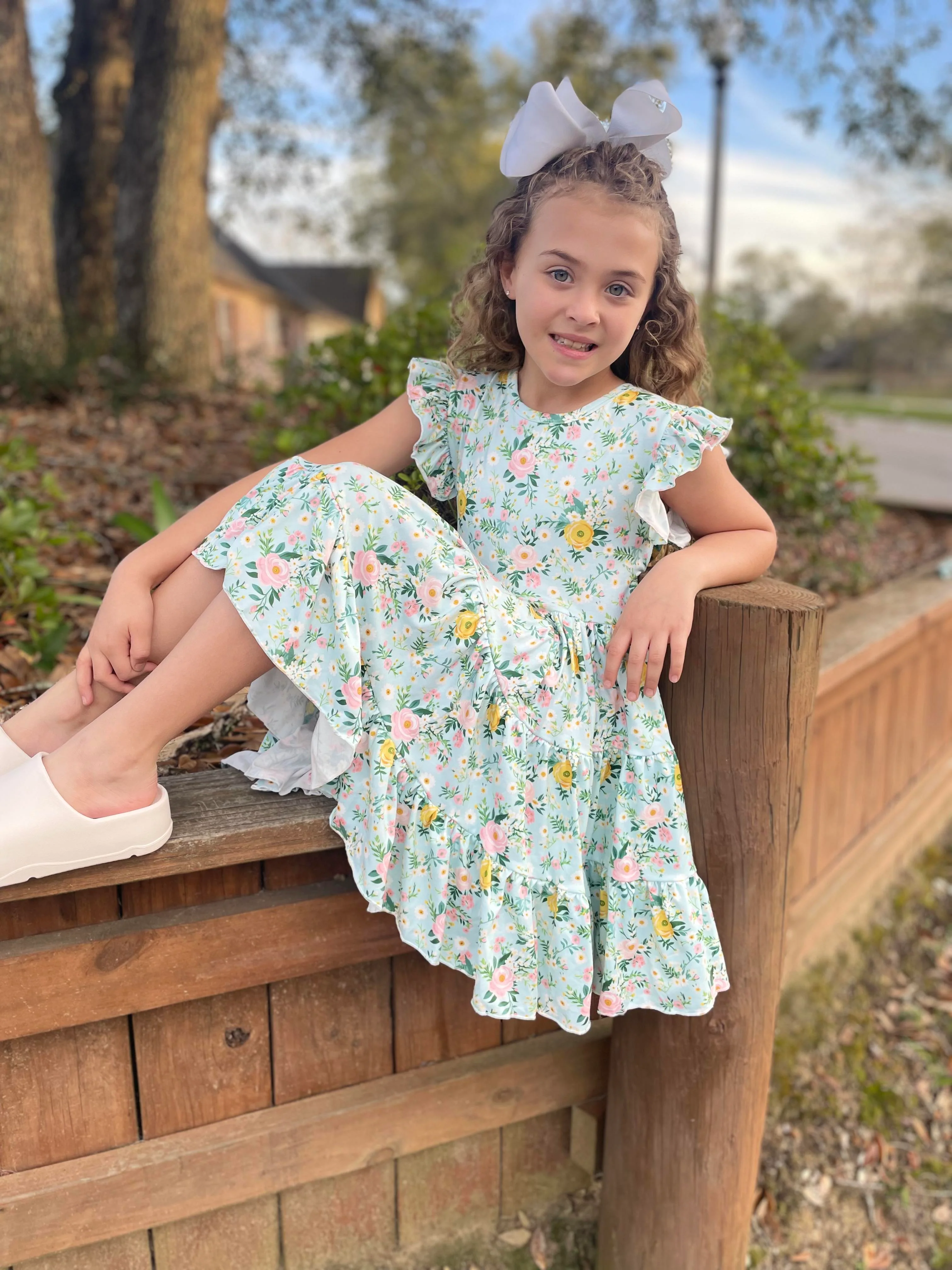 SPRING BLISS FLORAL DRESS