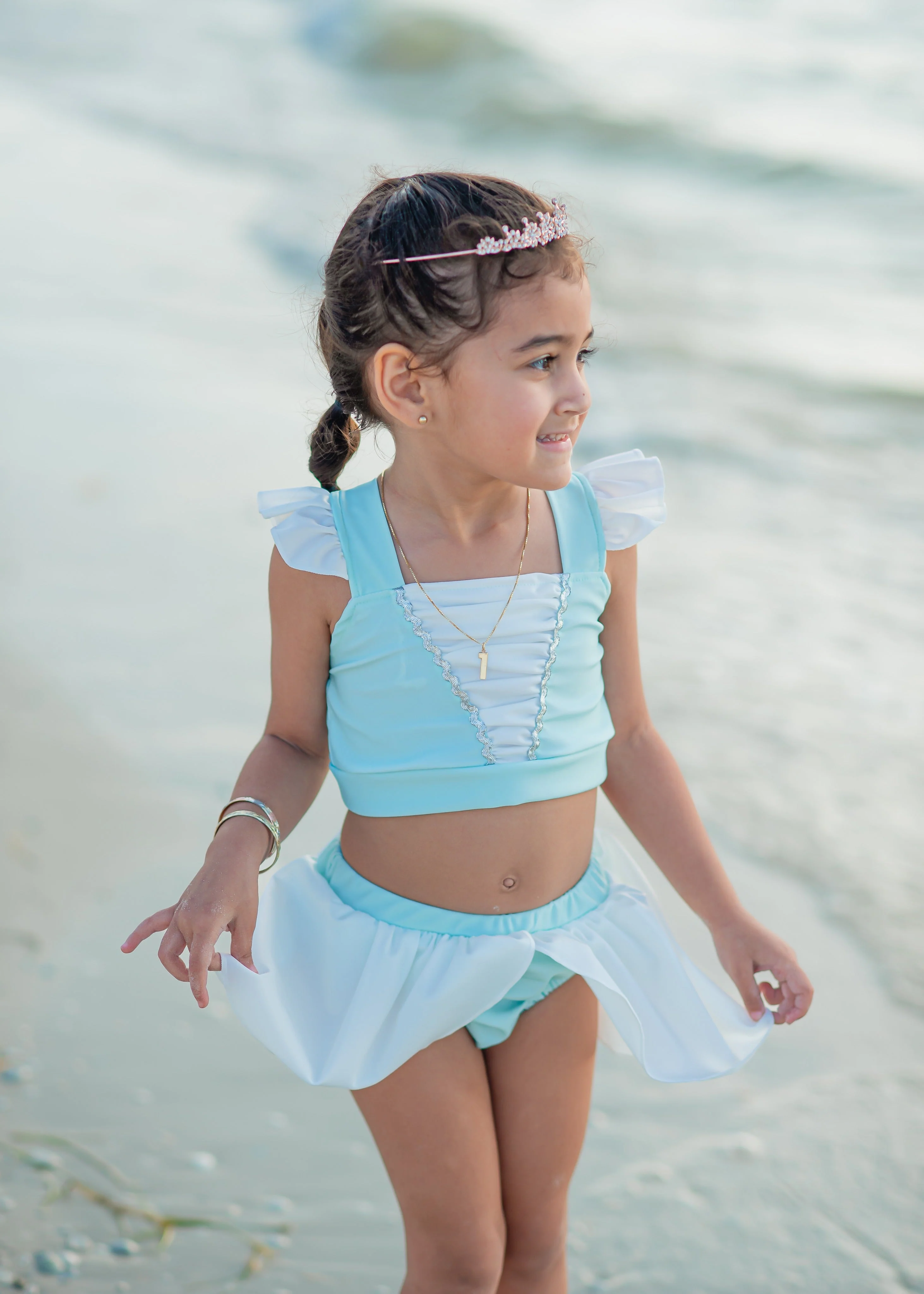 MIDNIGHT PRINCESS TWO PIECE SWIMSUIT