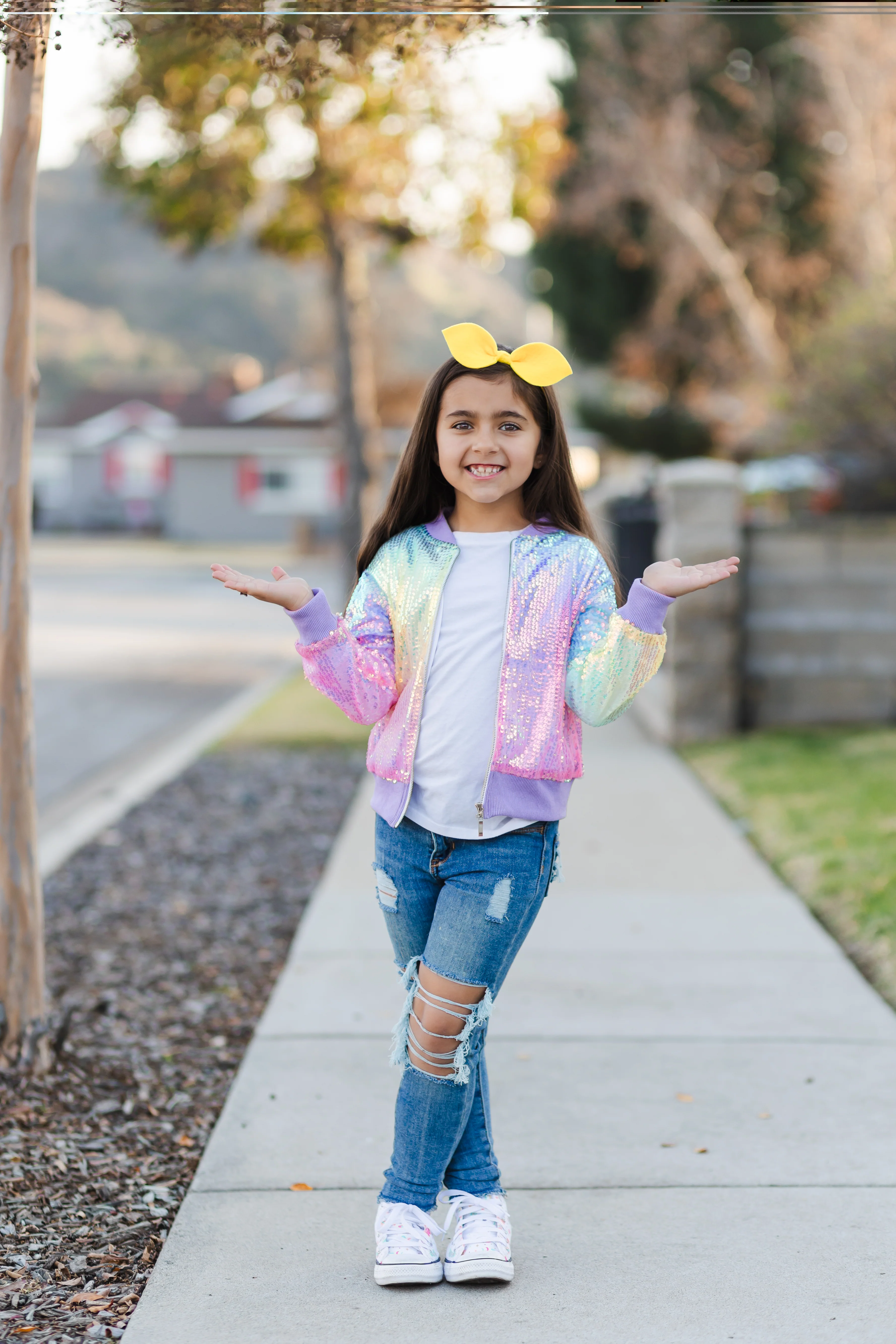 SPRING RAINBOW SPARKLE JACKET PRESALE