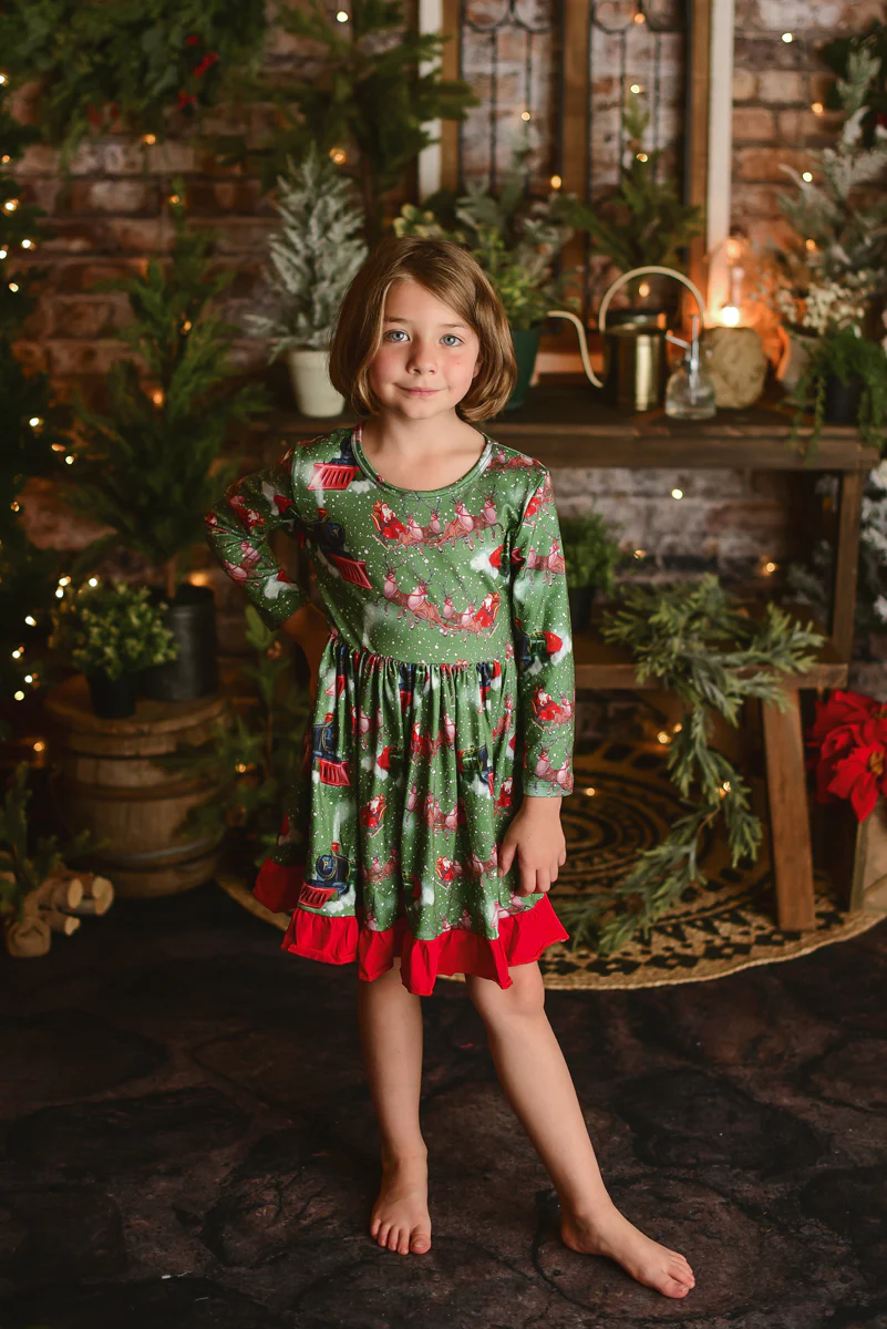 SANTA TRAIN EXPRESS DRESS