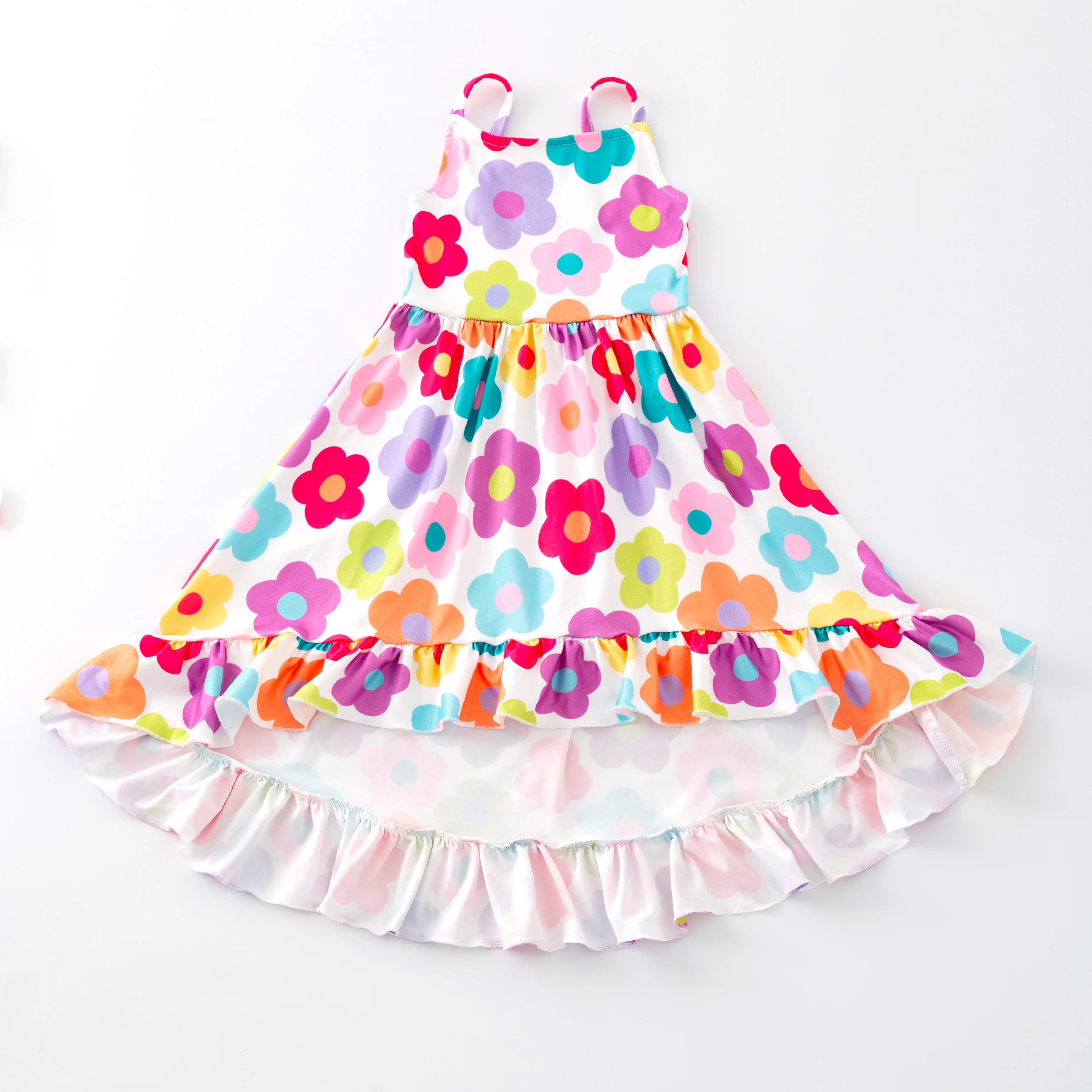 SPRING FLOWERS HI LO DRESS PRE-ORDER