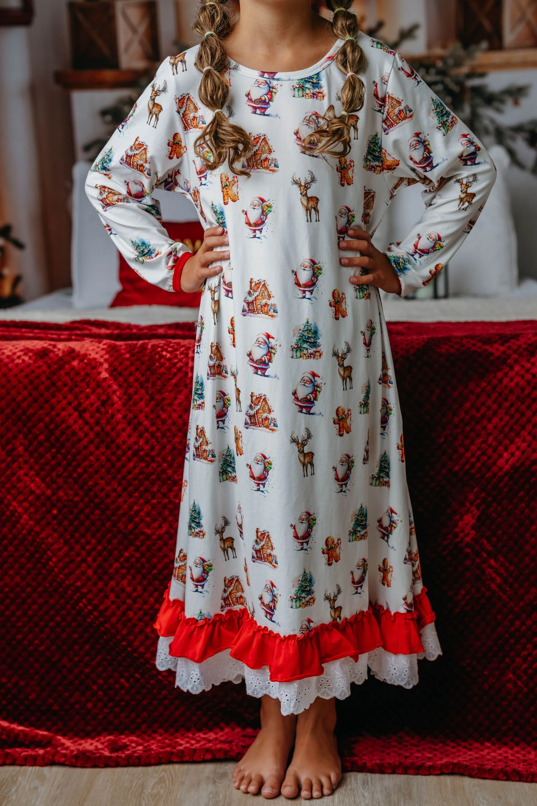 WHITE CHRISTMAS GOWN