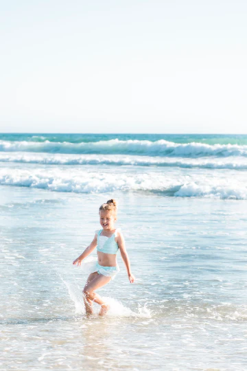 MIDNIGHT PRINCESS TWO PIECE SWIMSUIT