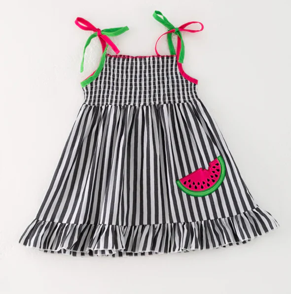 WATERMELON STRIPE TANK DRESS