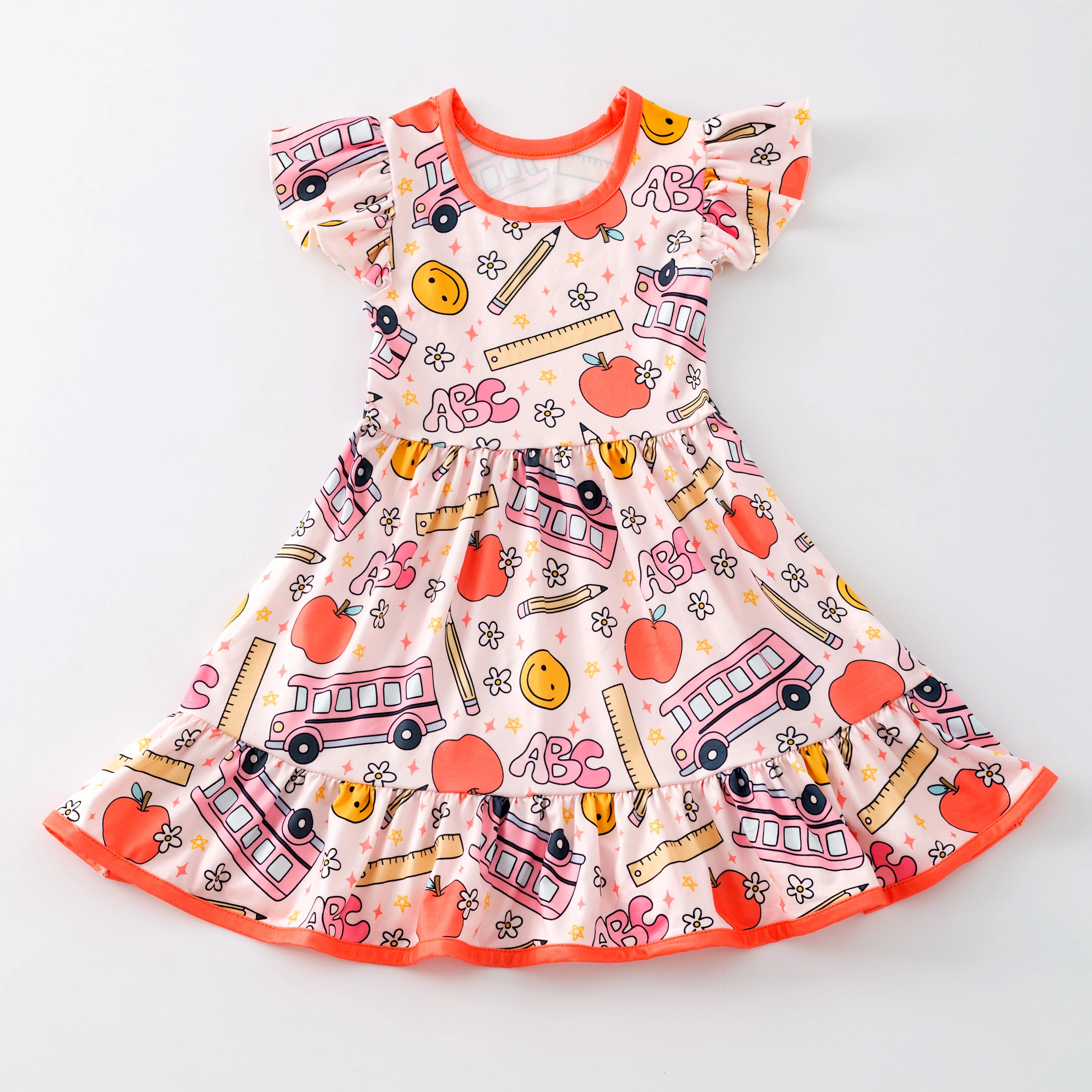 BACK TO SCHOOL APPLE DRESS