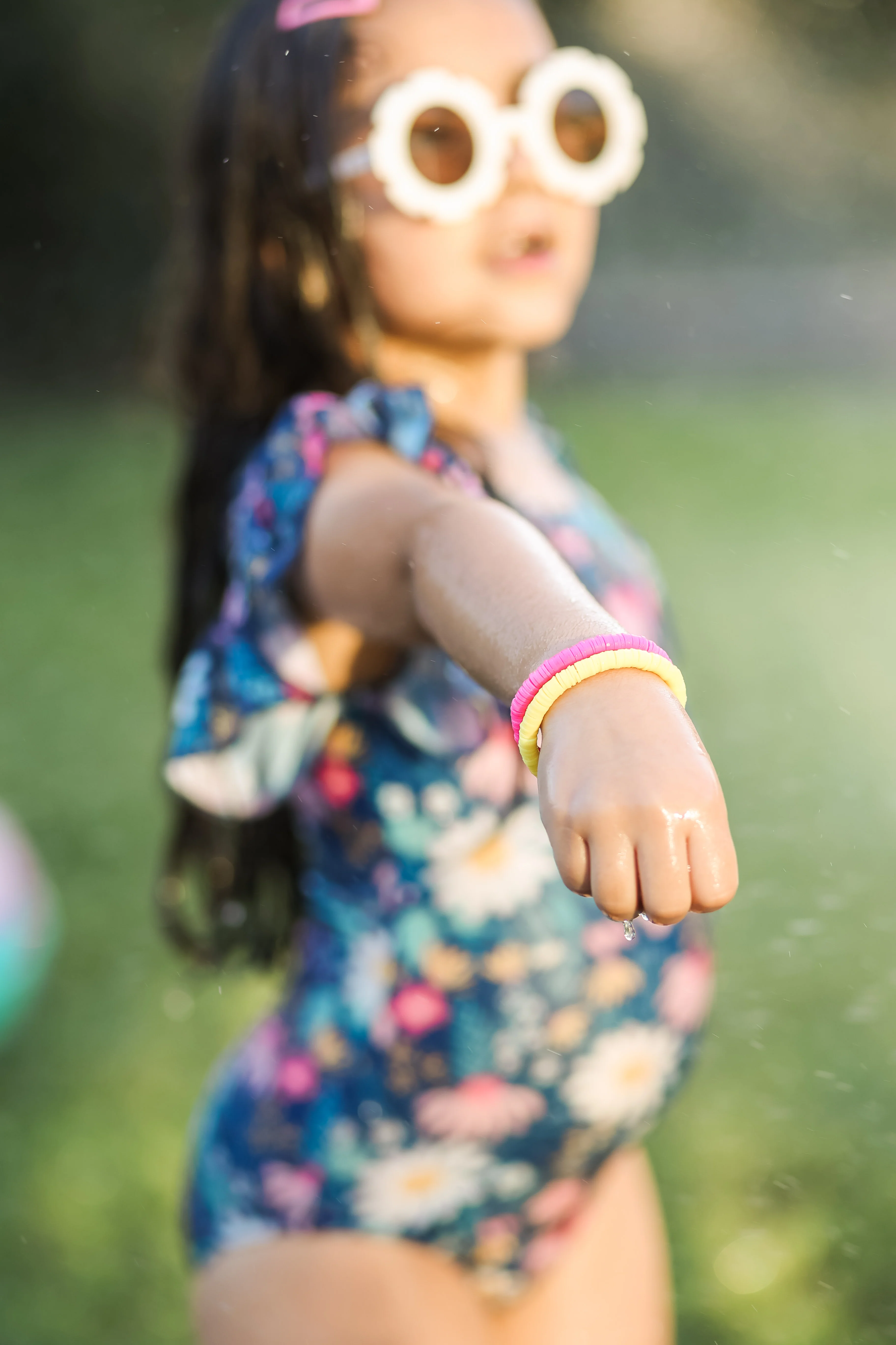 NAVY FLORAL ONE PIECE  SWIMSUIT