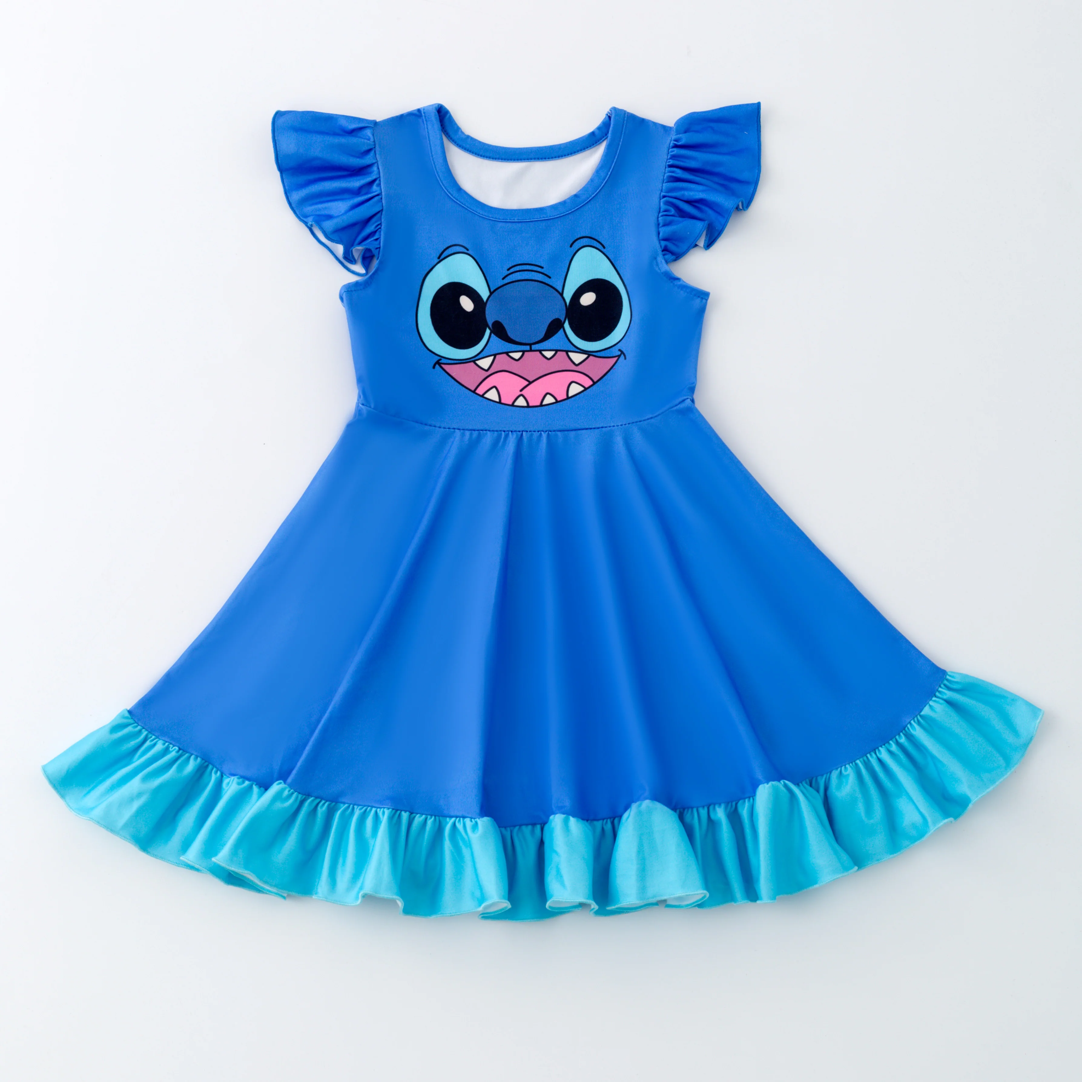 BLUE ALIEN TWIRL DRESS PRE-ORDER