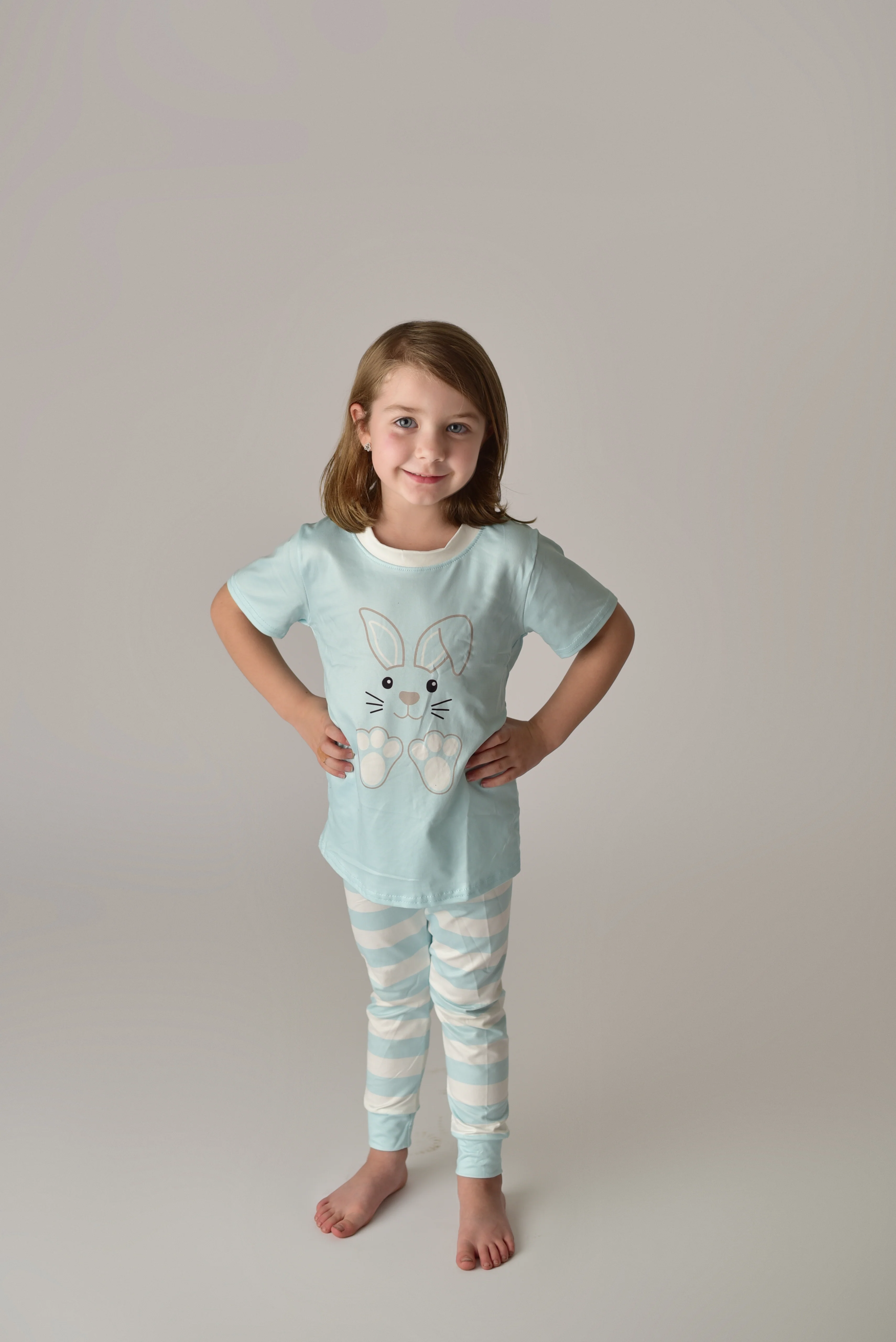 BUNNY PAJAMAS - BLUE