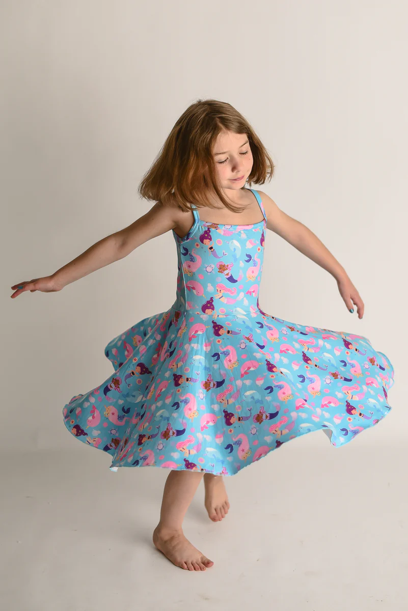 MERMAID TANK TWIRL DRESS