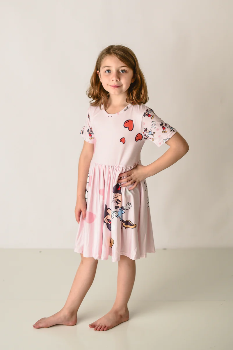 VINTAGE VALENTINE TWIRL DRESS