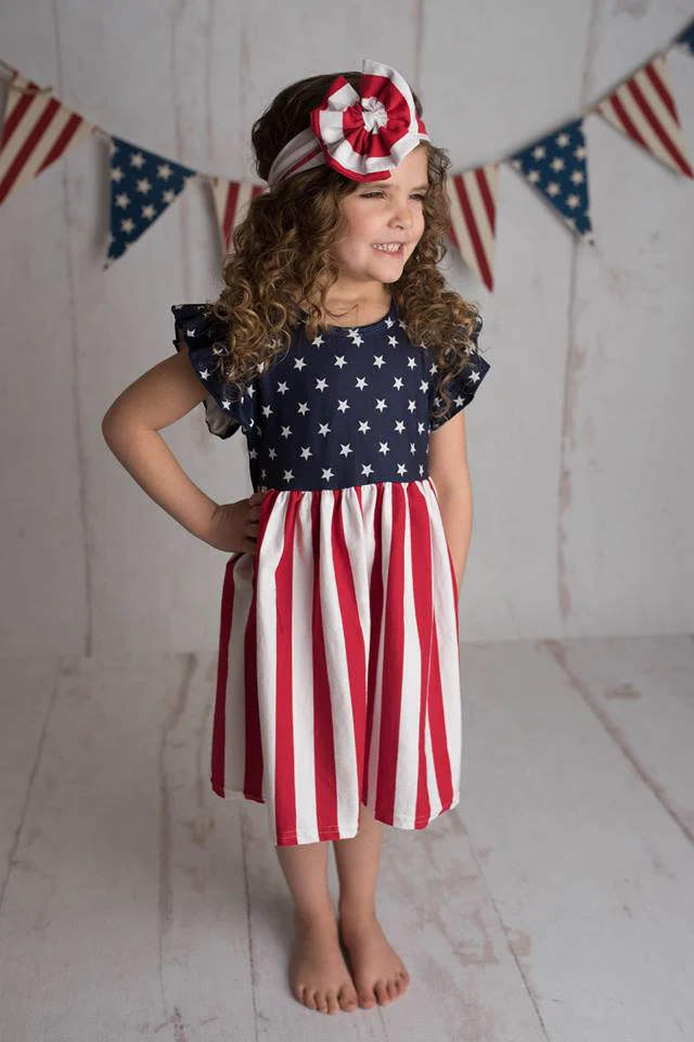 PATRIOTIC STARS AND STRIPES DRESS PRESALE