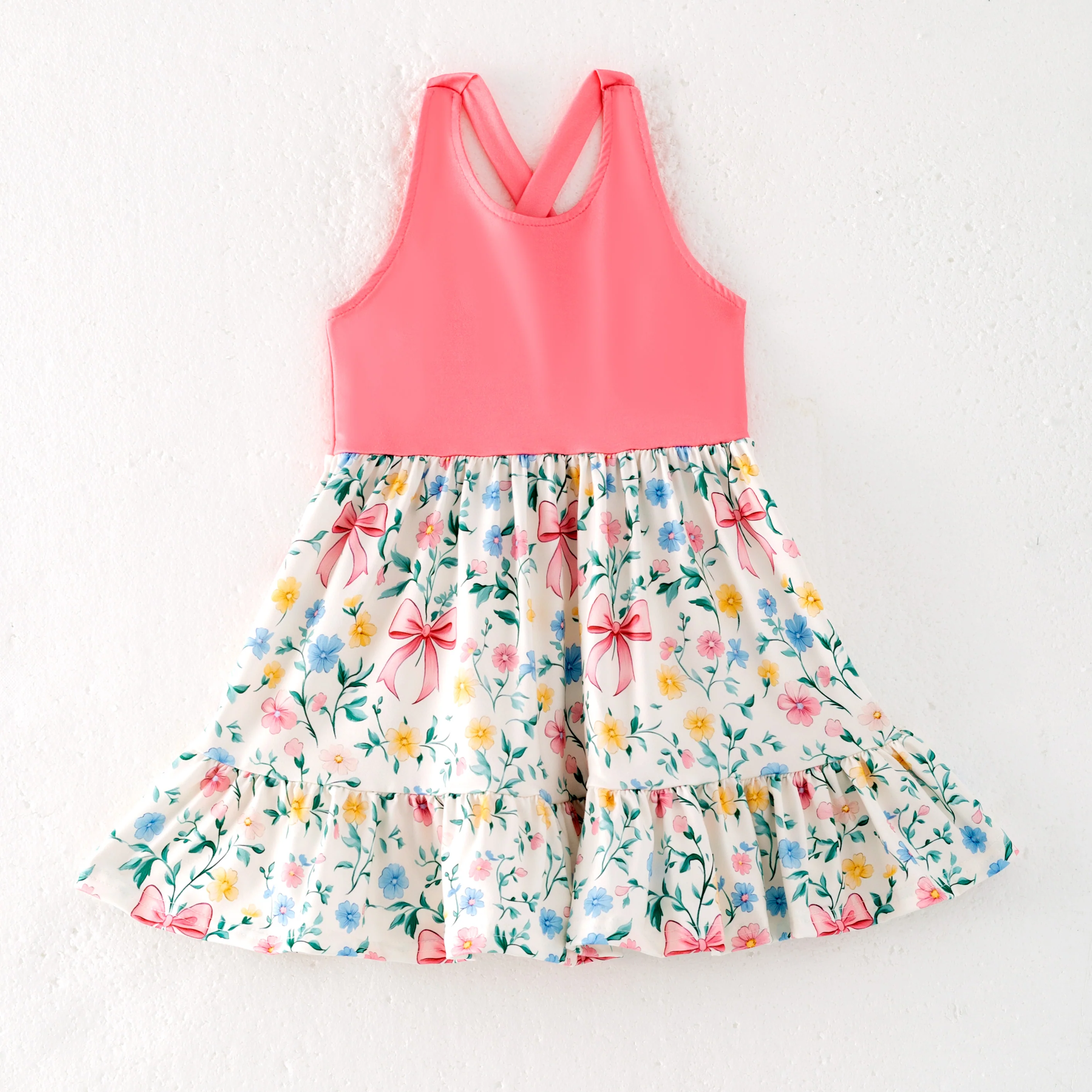 SPRING FLORAL TANK DRESS