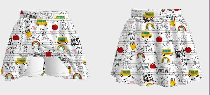 BACK TO SCHOOL SKORT - PRESALE