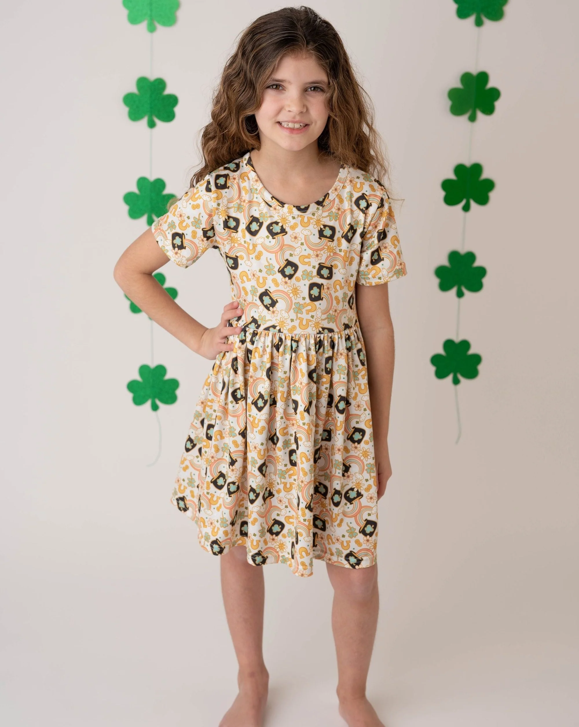 ST PATTYS RAINBOW DRESS