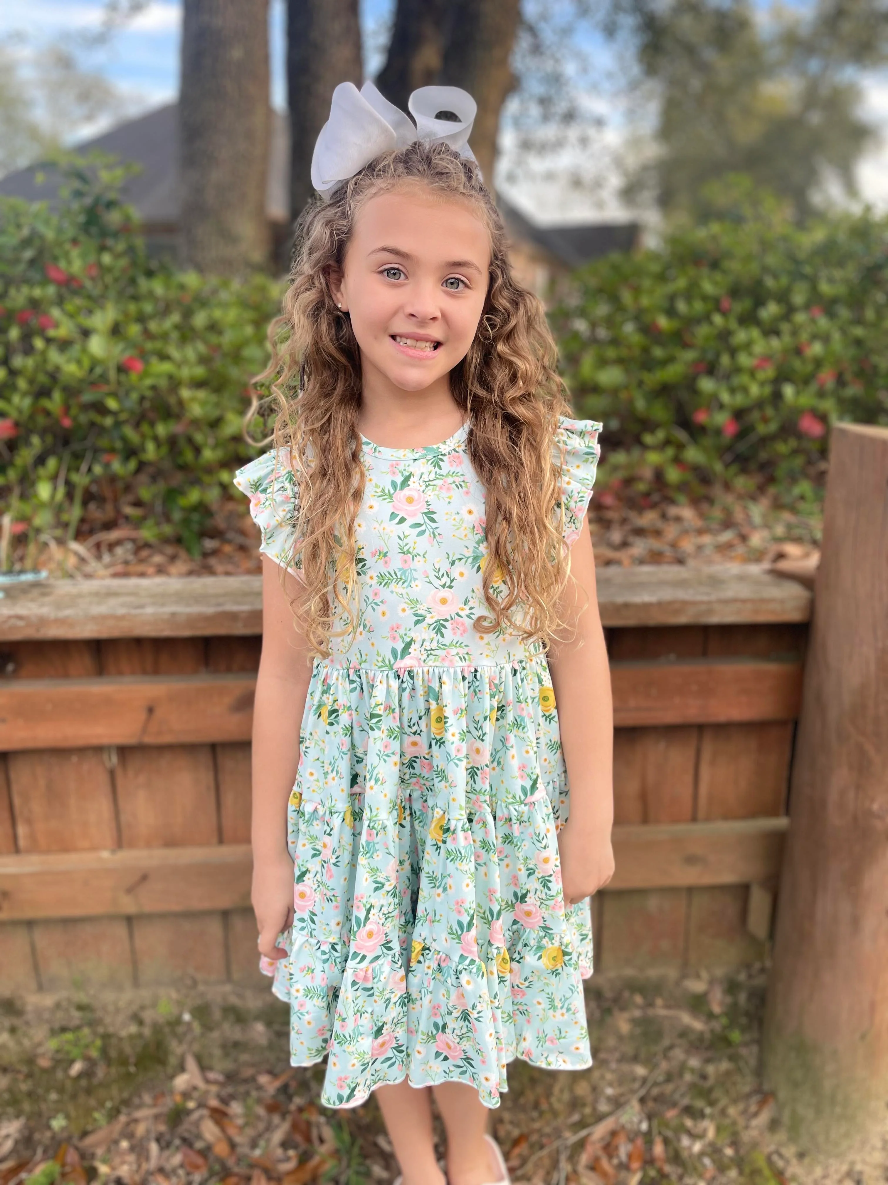 SPRING BLISS FLORAL DRESS