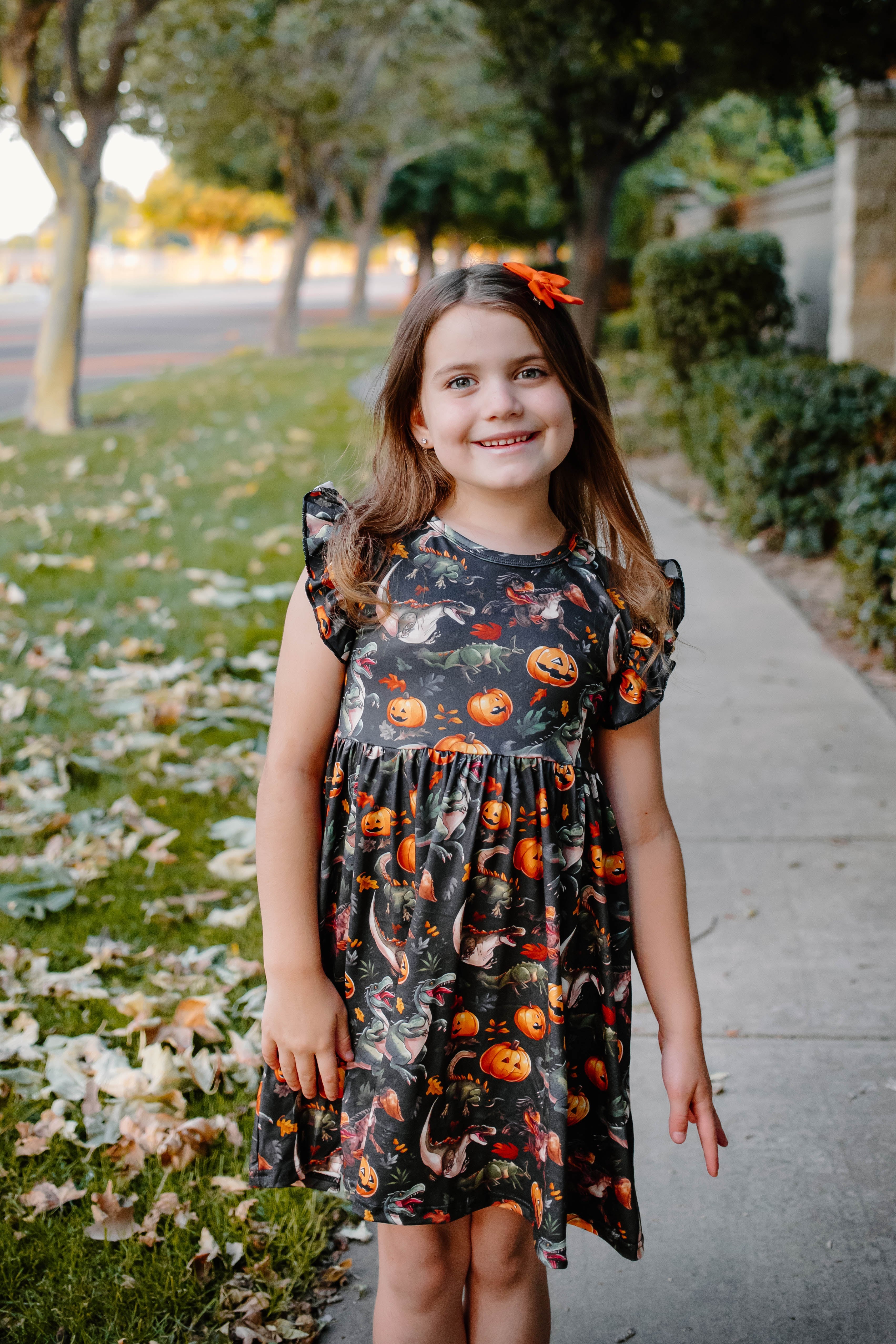 SPOOKY DINO HALLOWEEN DRESS