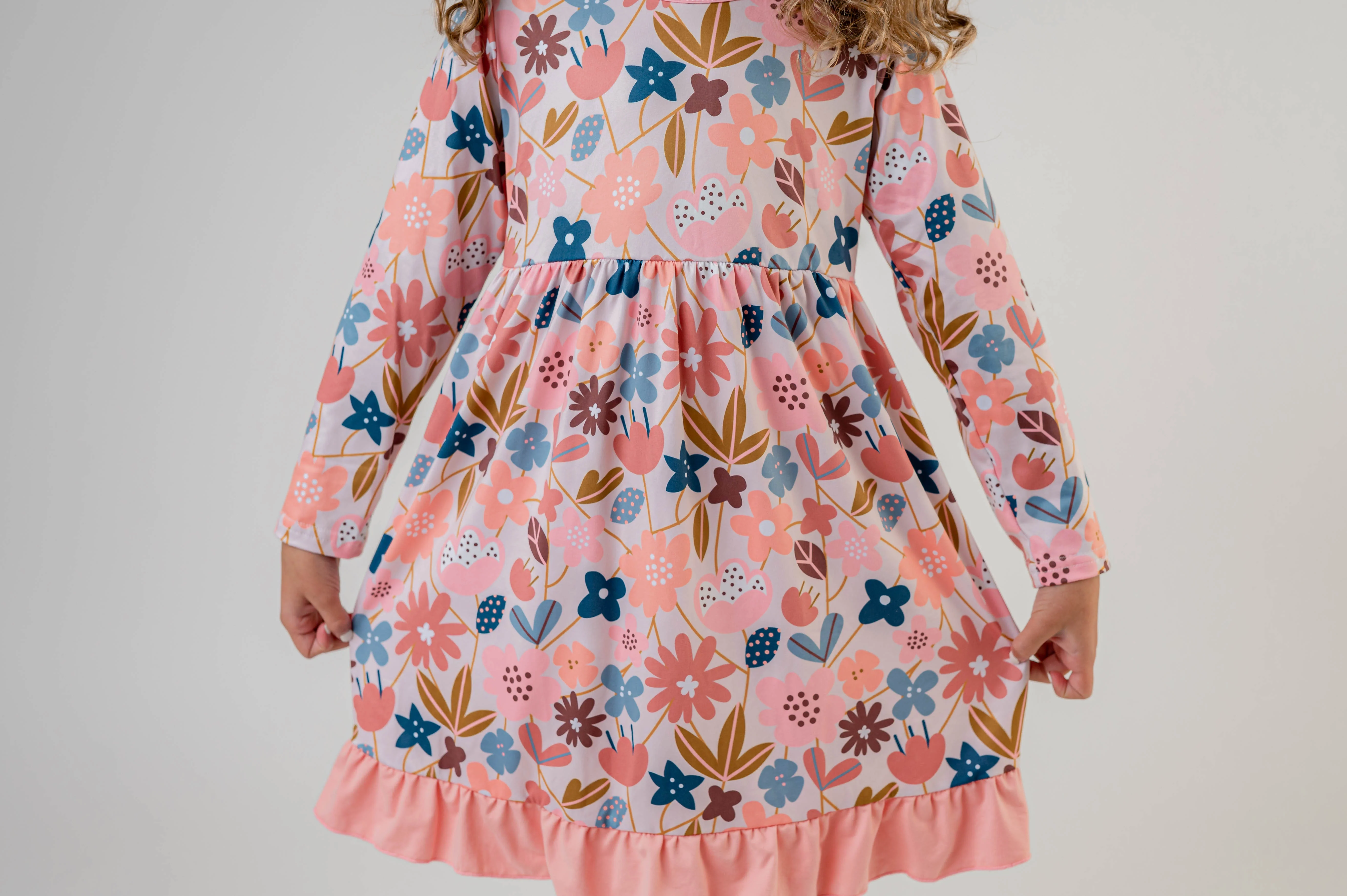 FALL FLORAL AND LEGGINGS SET