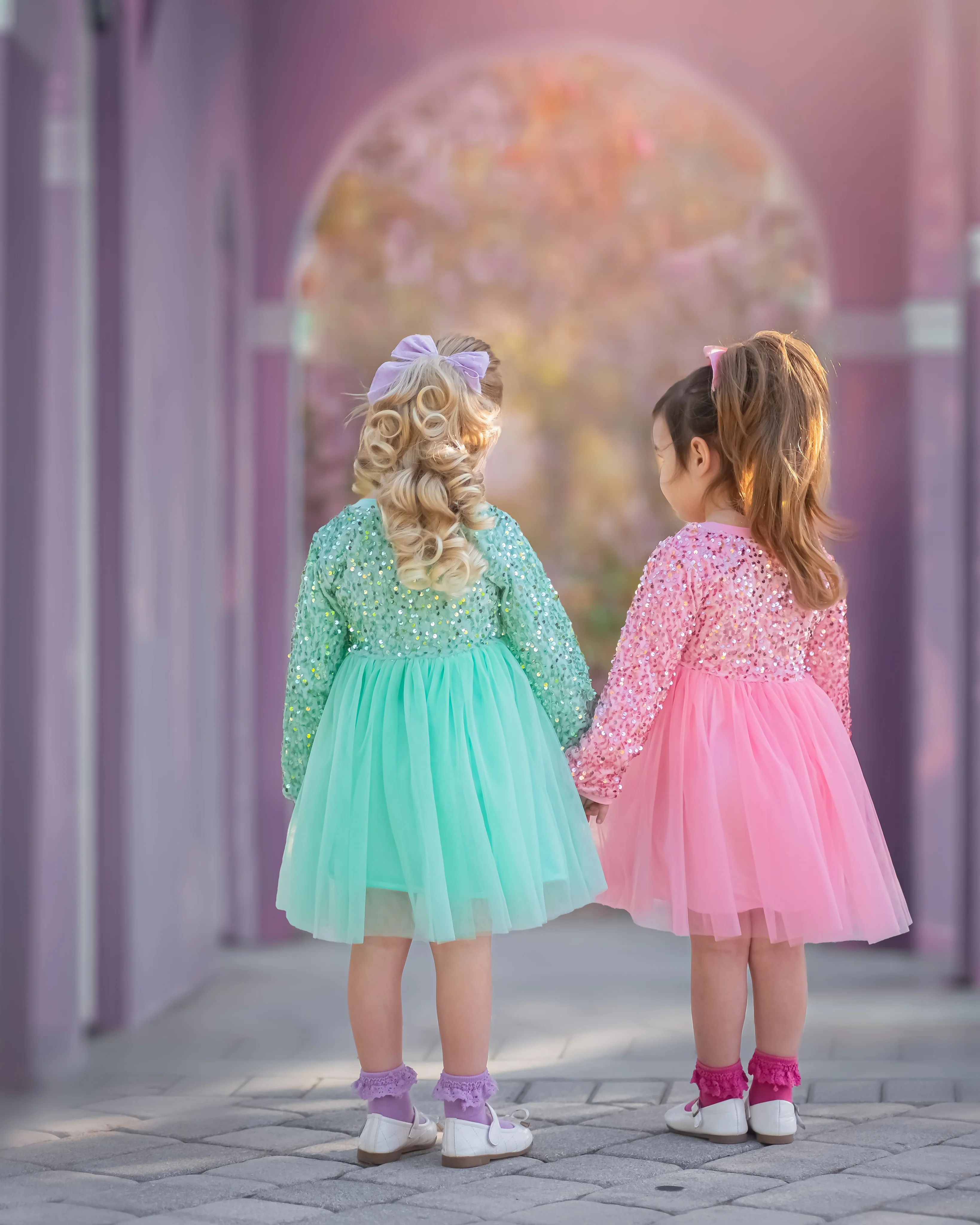 SPRING SPARKLE MINT DRESS