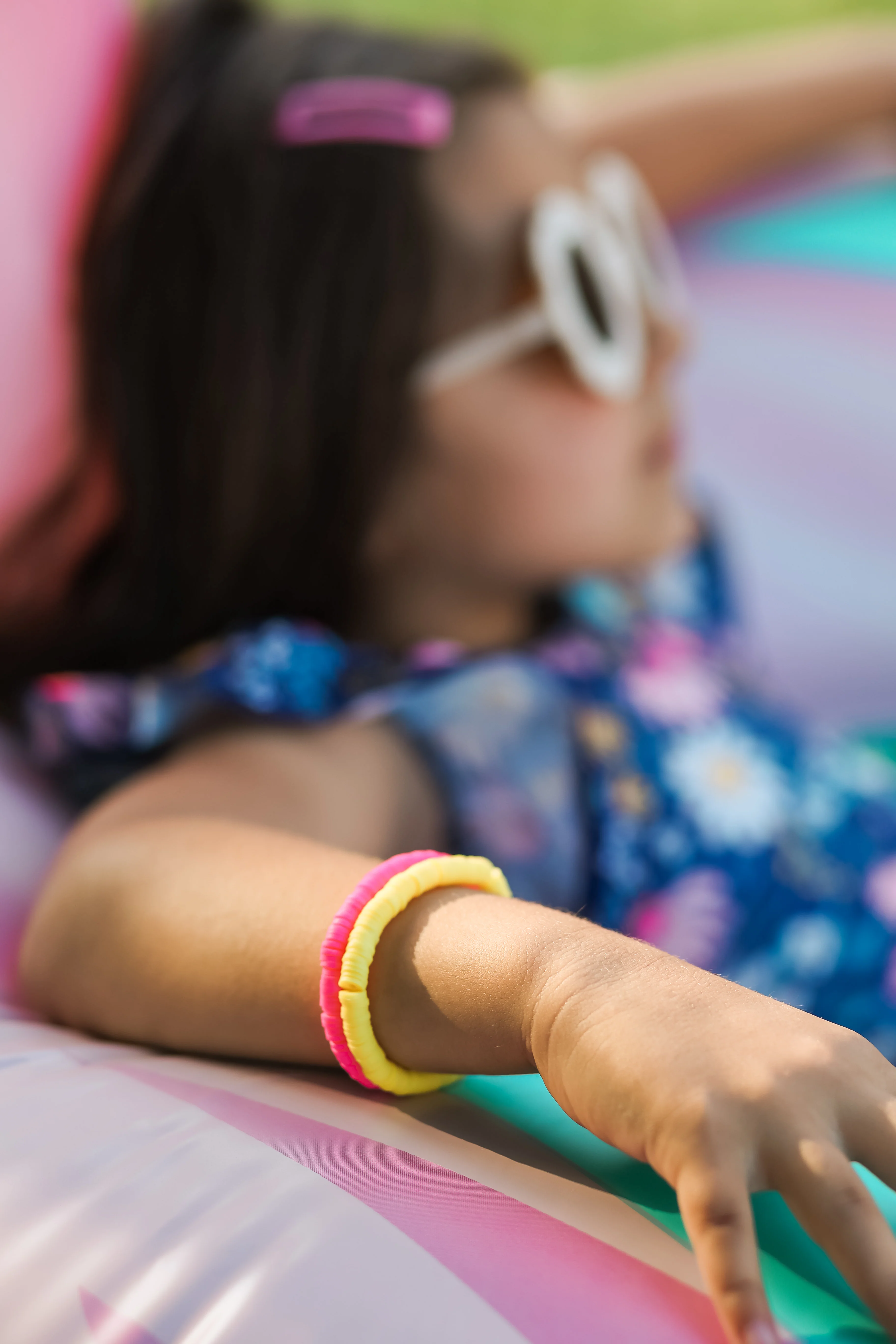 NAVY FLORAL ONE PIECE  SWIMSUIT