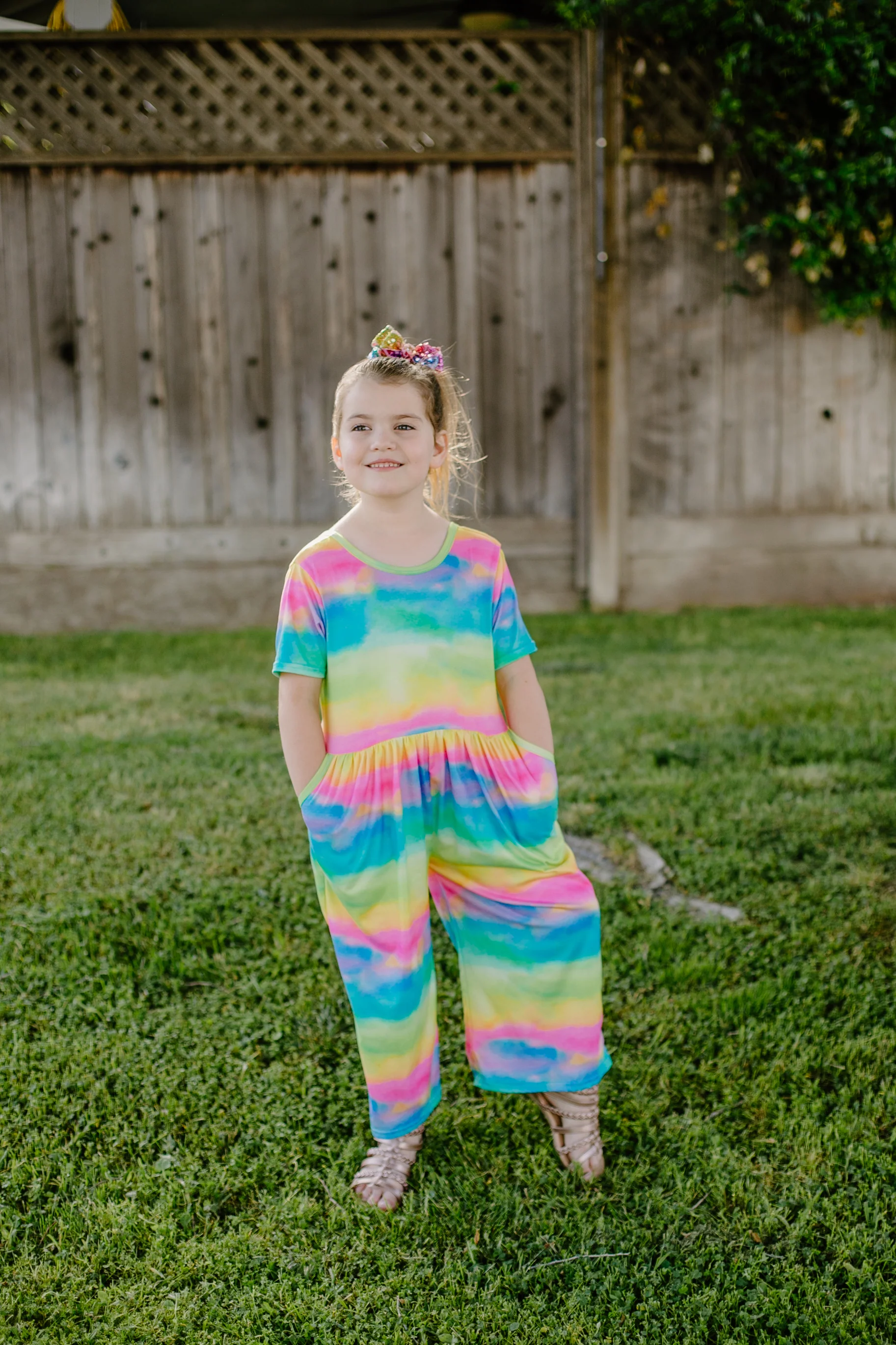 TYE DYE JUMPSUIT WITH POCKETS