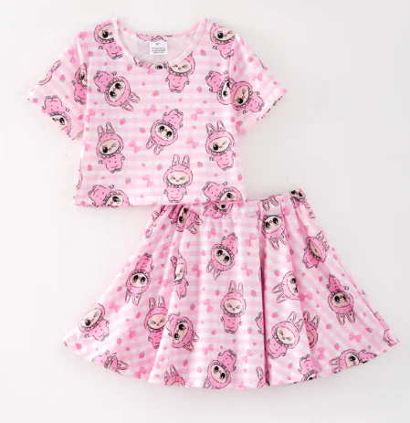 LABUBU TOP AND SKORT SET - PREORDER