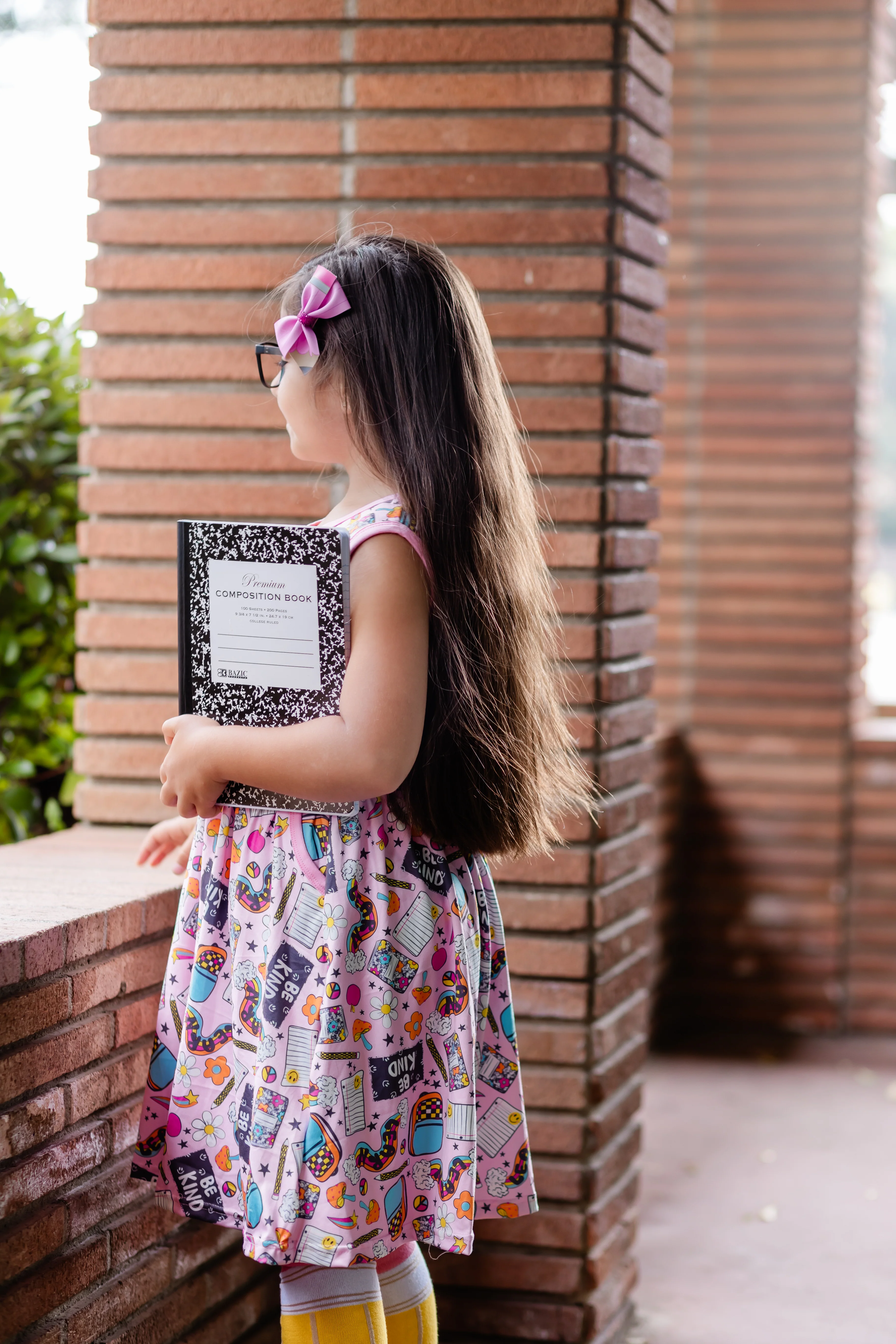 BE KIND BACK TO SCHOOL DRESS WITH POCKETS