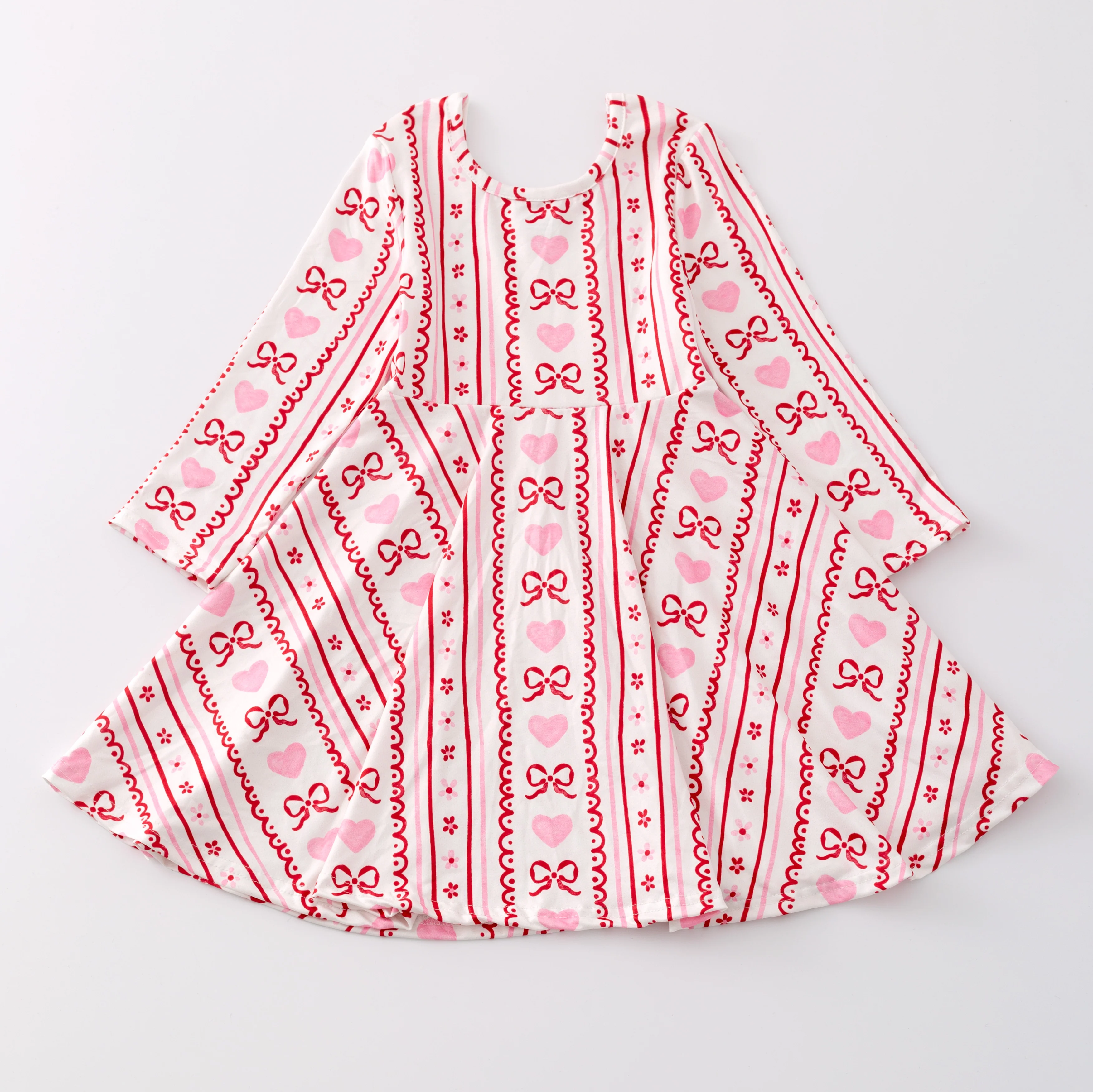 VALENTINE BOW TWIRL DRESS