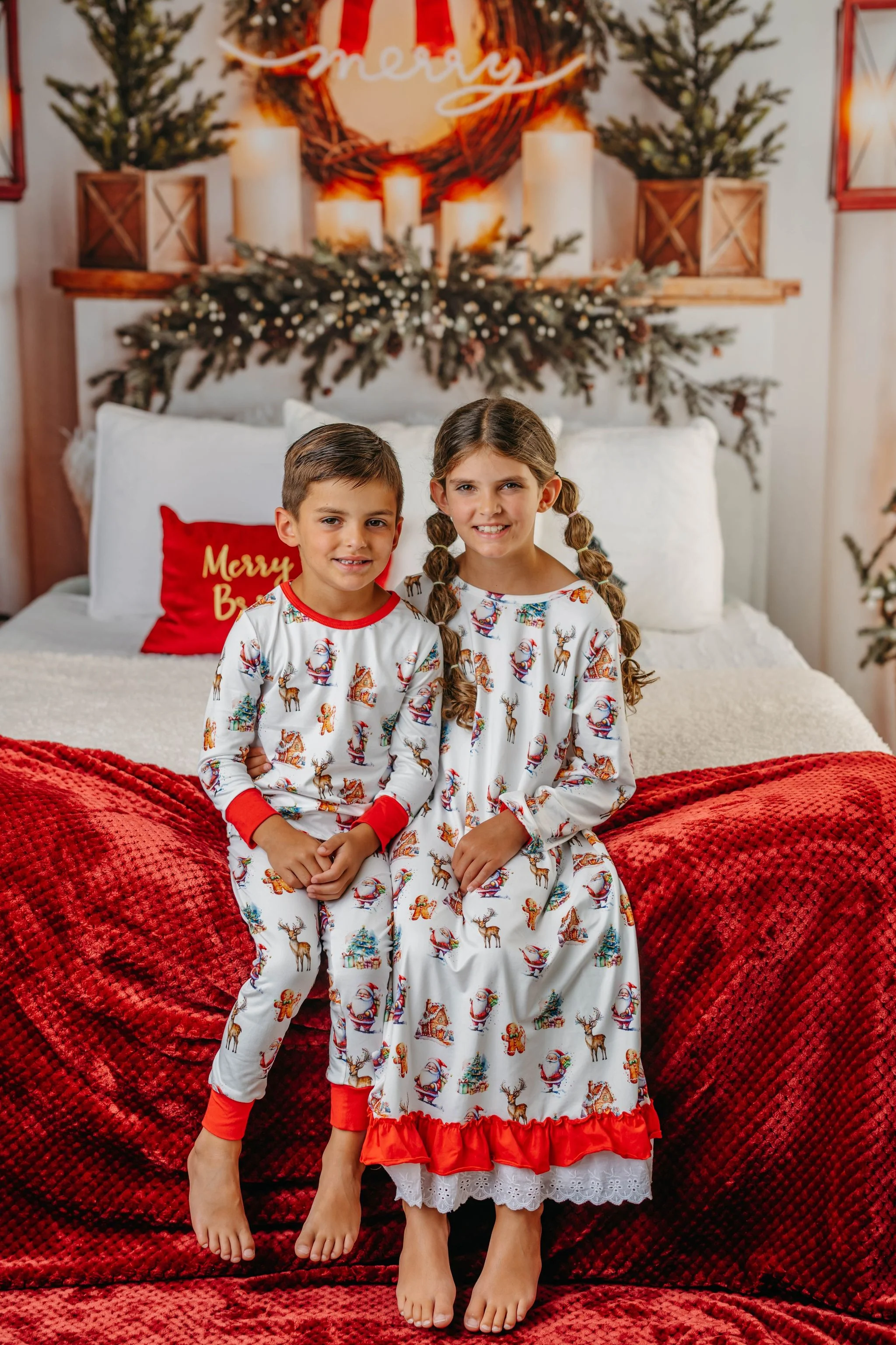 WHITE CHRISTMAS PAJAMAS