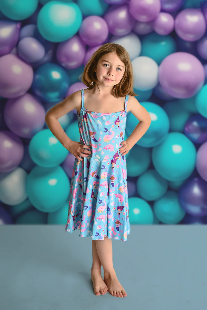 MERMAID TANK TWIRL DRESS