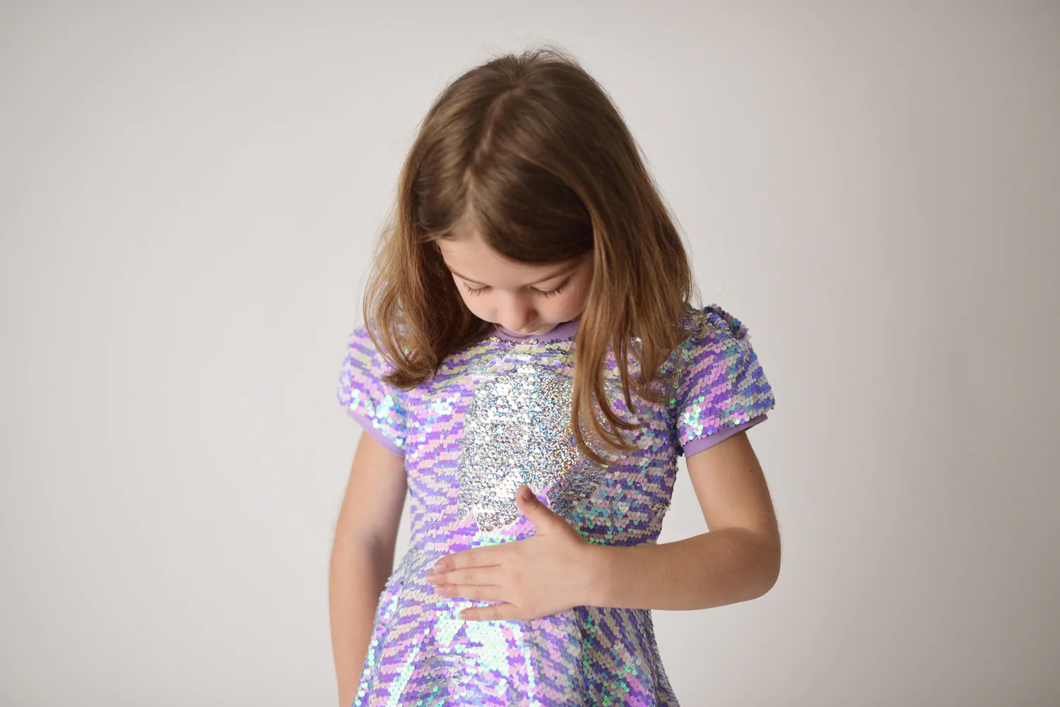 PERIWINKLE SPARKLE DRESS