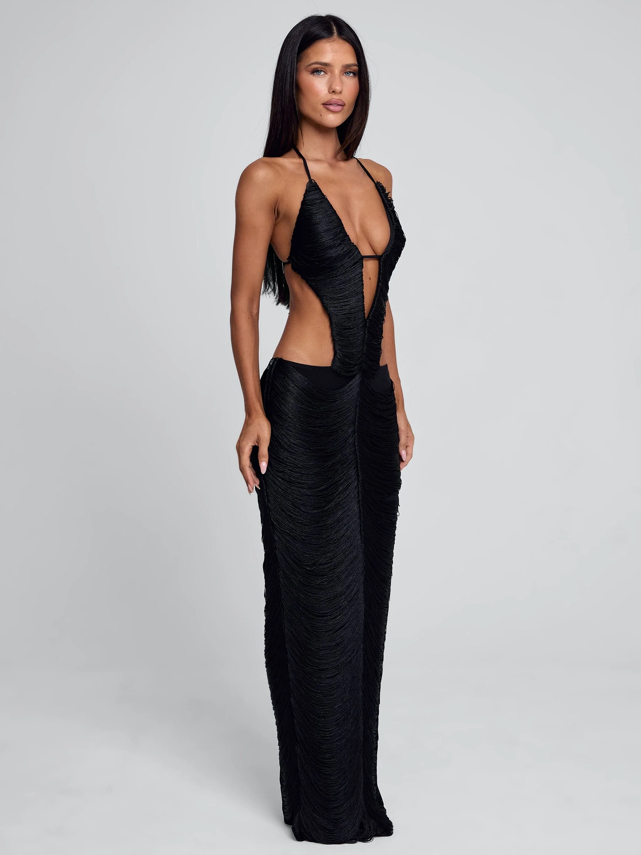 MAREN MAXI DRESS BLACK