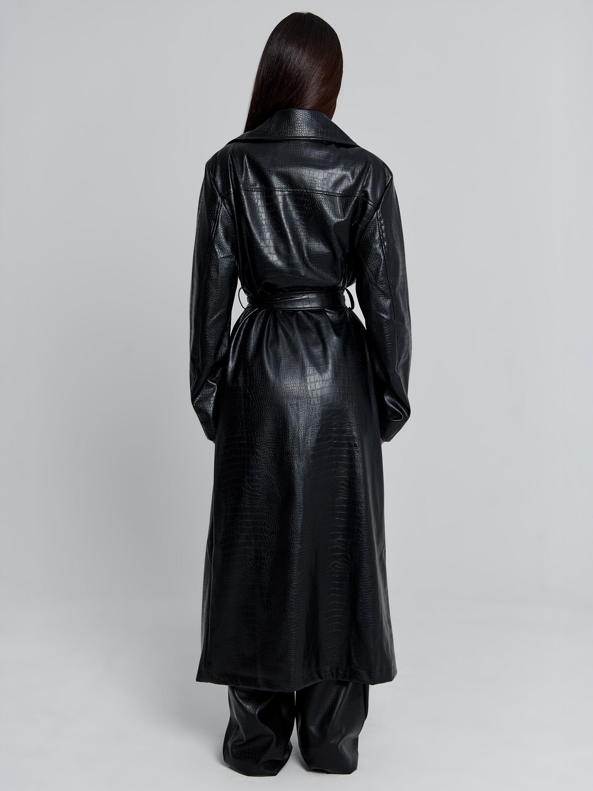 NOLITA TRENCH COAT BLACK