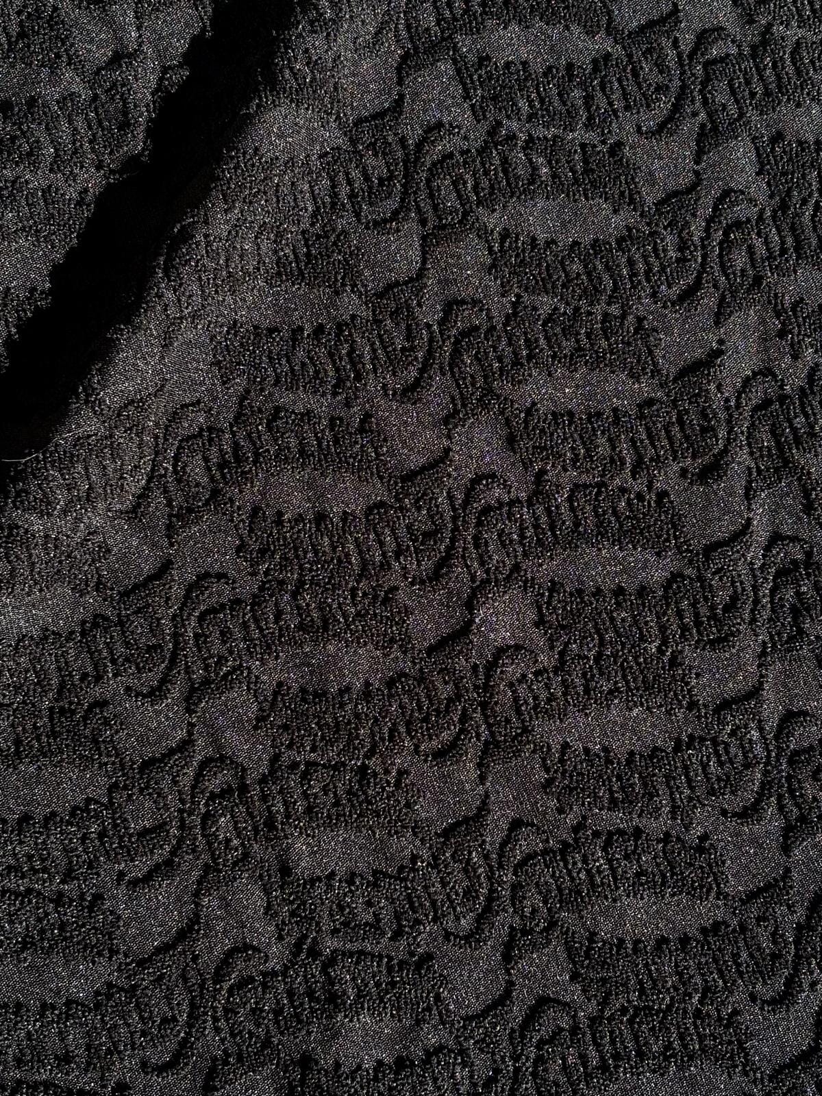 VALENCIA ONE PIECE BLACK TOWELLING