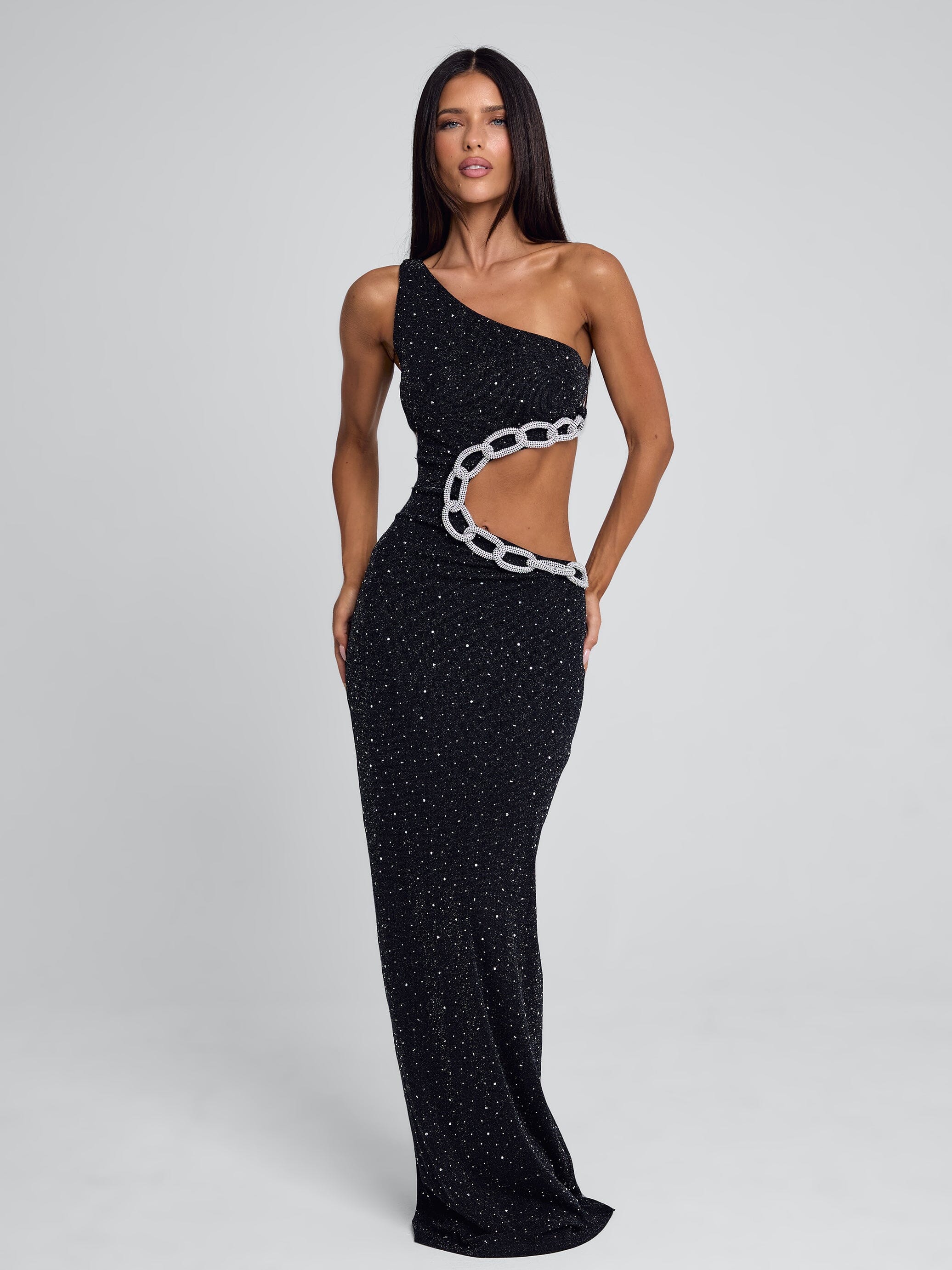 OMRAE MAXI DRESS BLACK