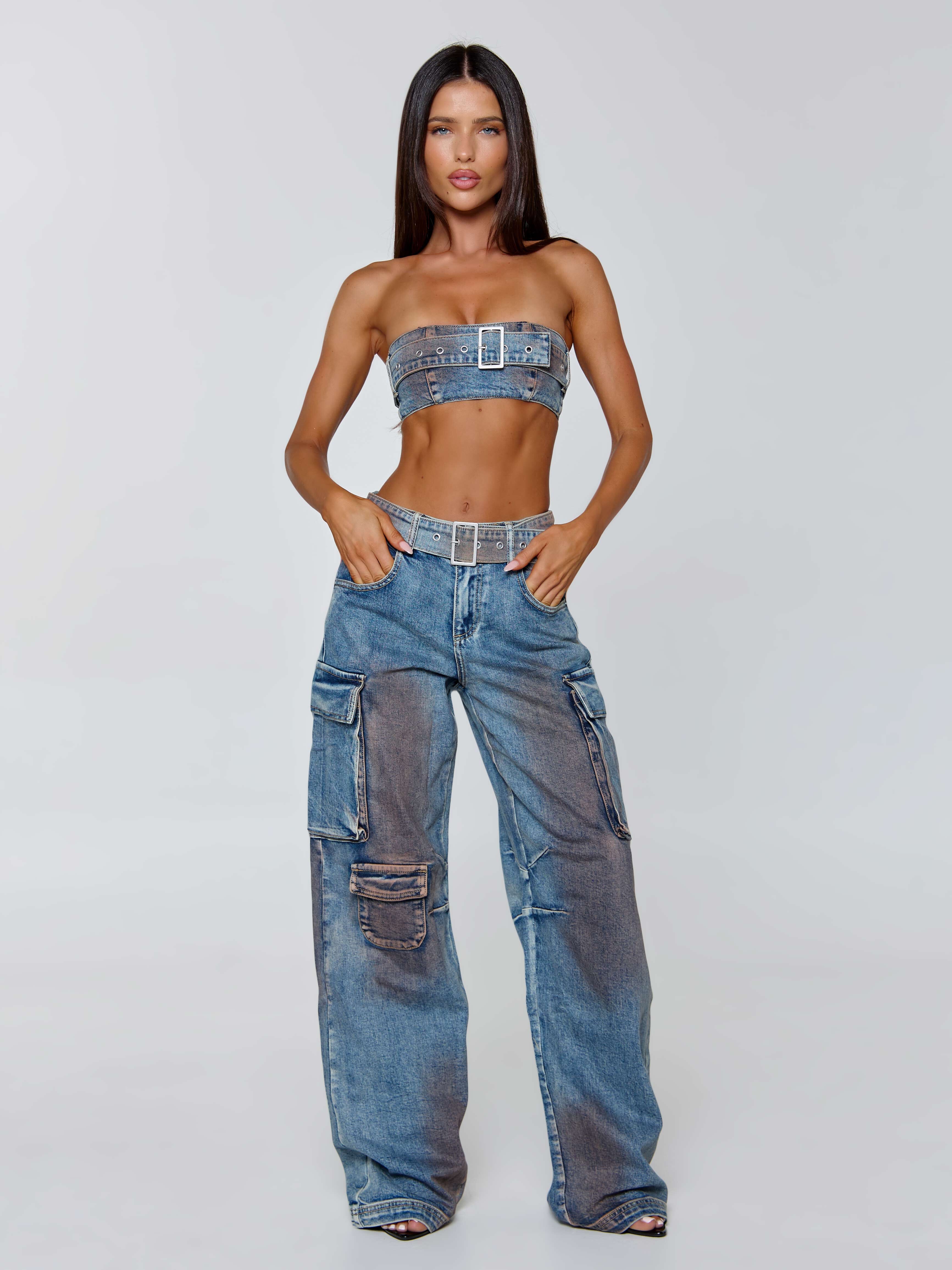 JACINTA CARGO DENIM