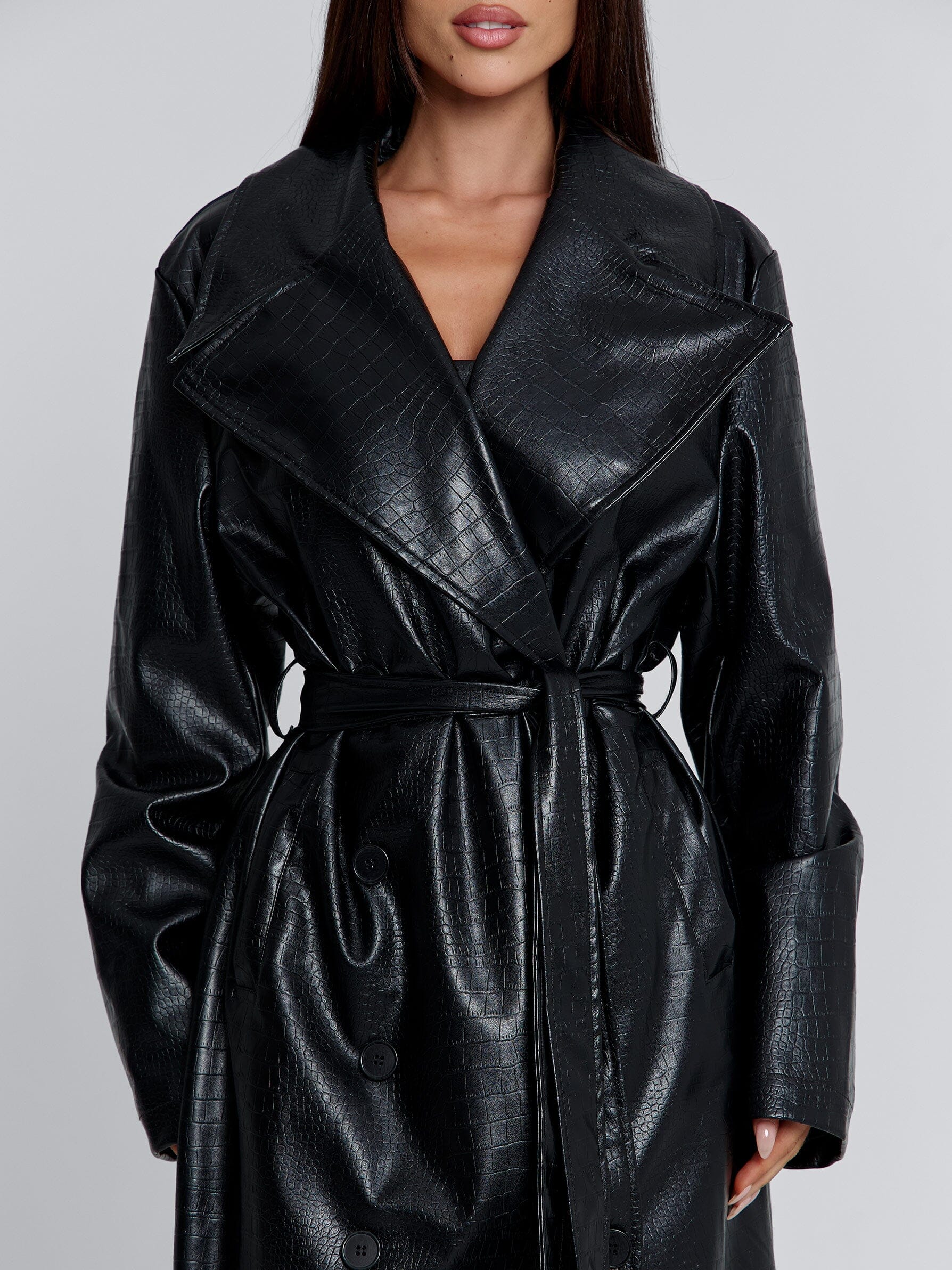 NOLITA TRENCH COAT BLACK