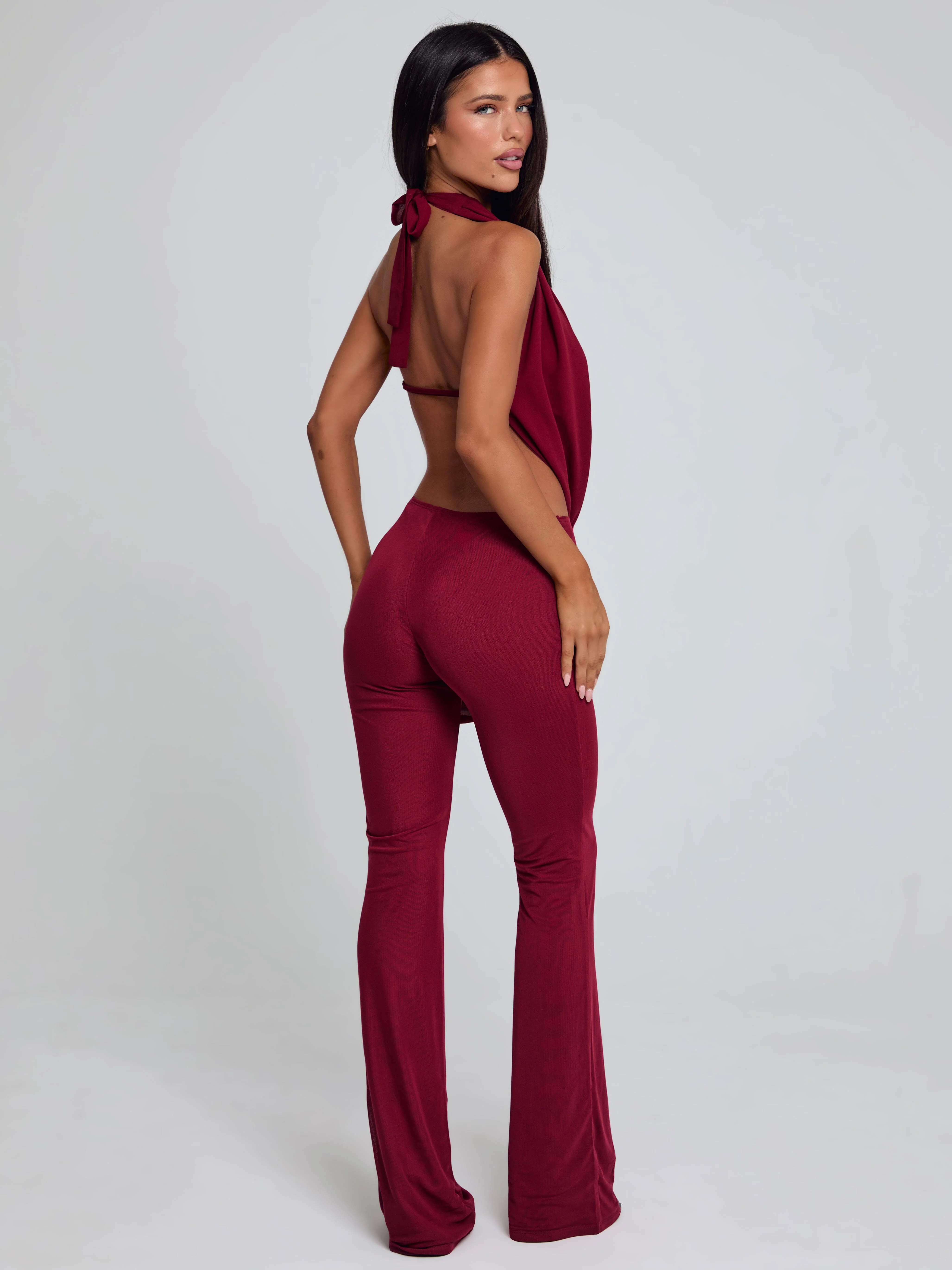 ARLEN JUMPSUIT BURGUNDY