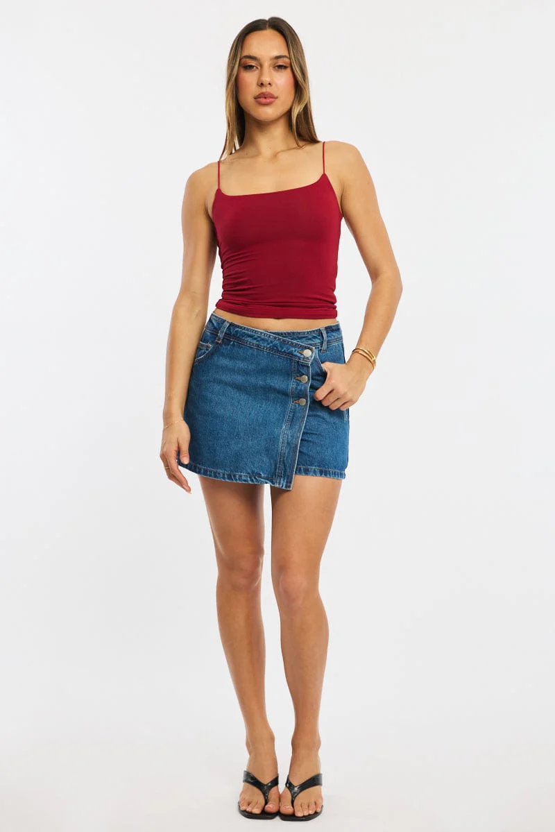 Red Supersoft Singlet Double Layer