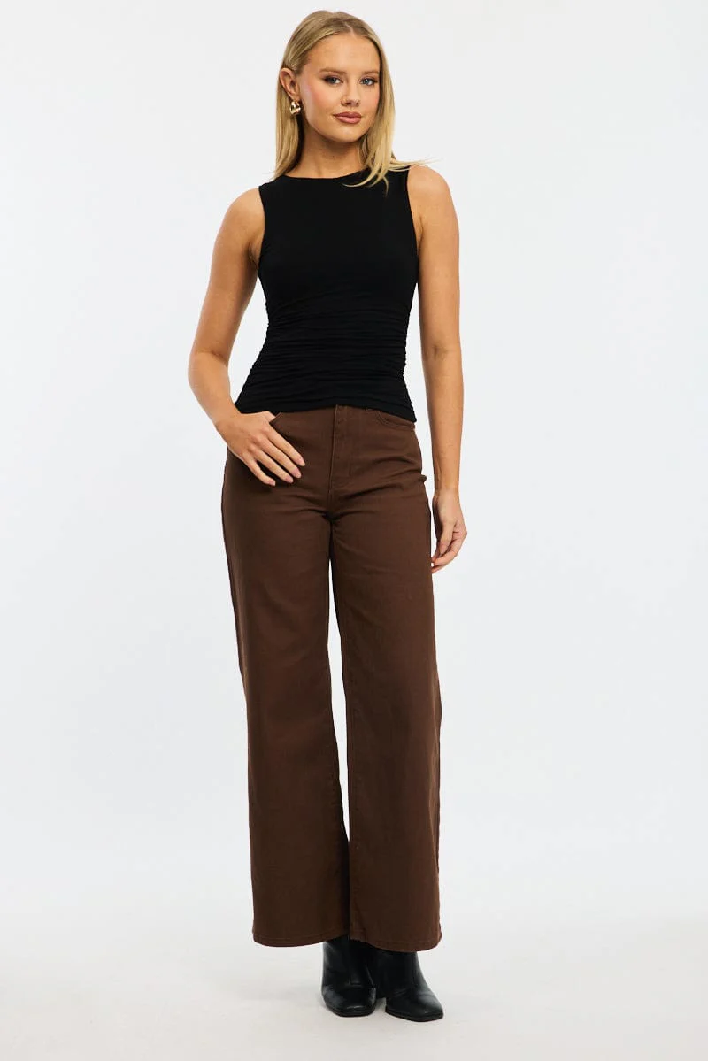 Black Supersoft Tank Sleeveless