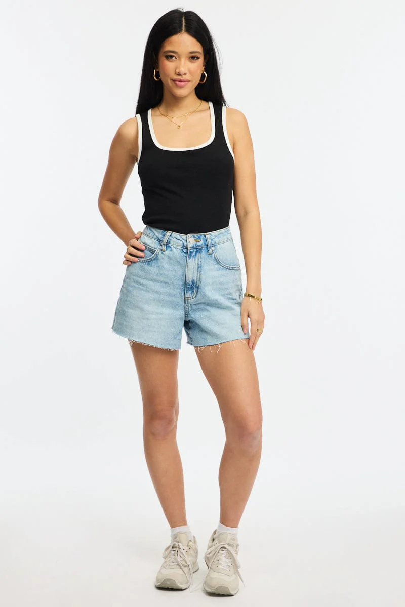 Black Tank Sleeveless
