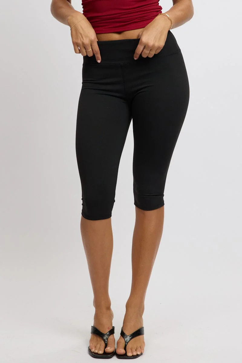 Black Capri Leggings