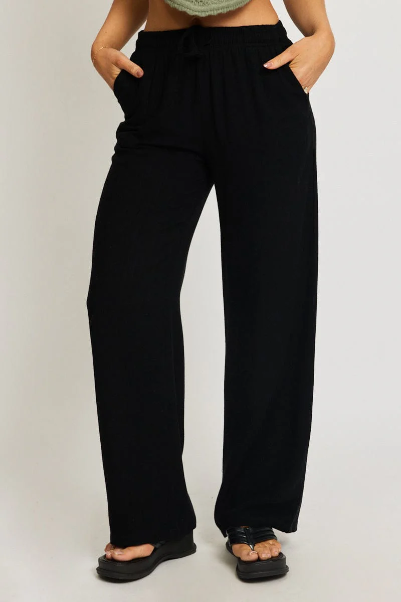 Black Wide Leg Pants