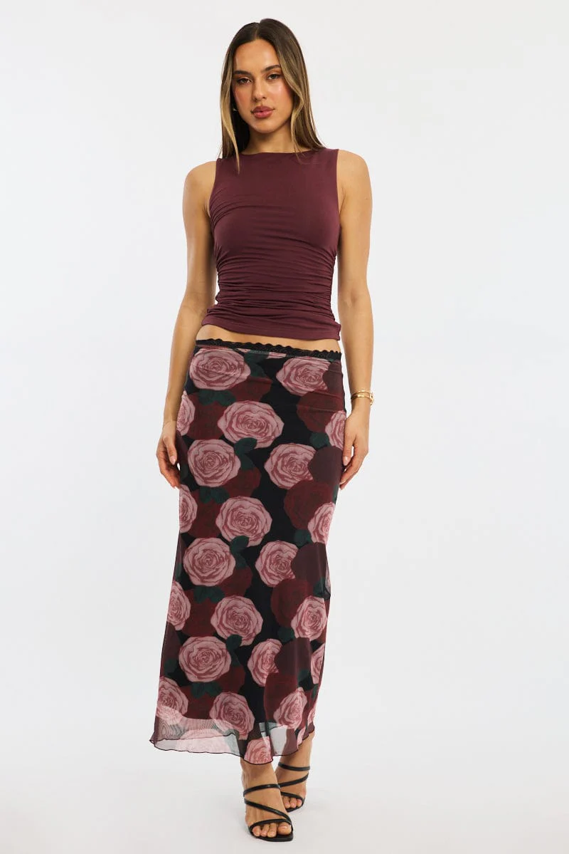 Red Supersoft Tank Sleeveless