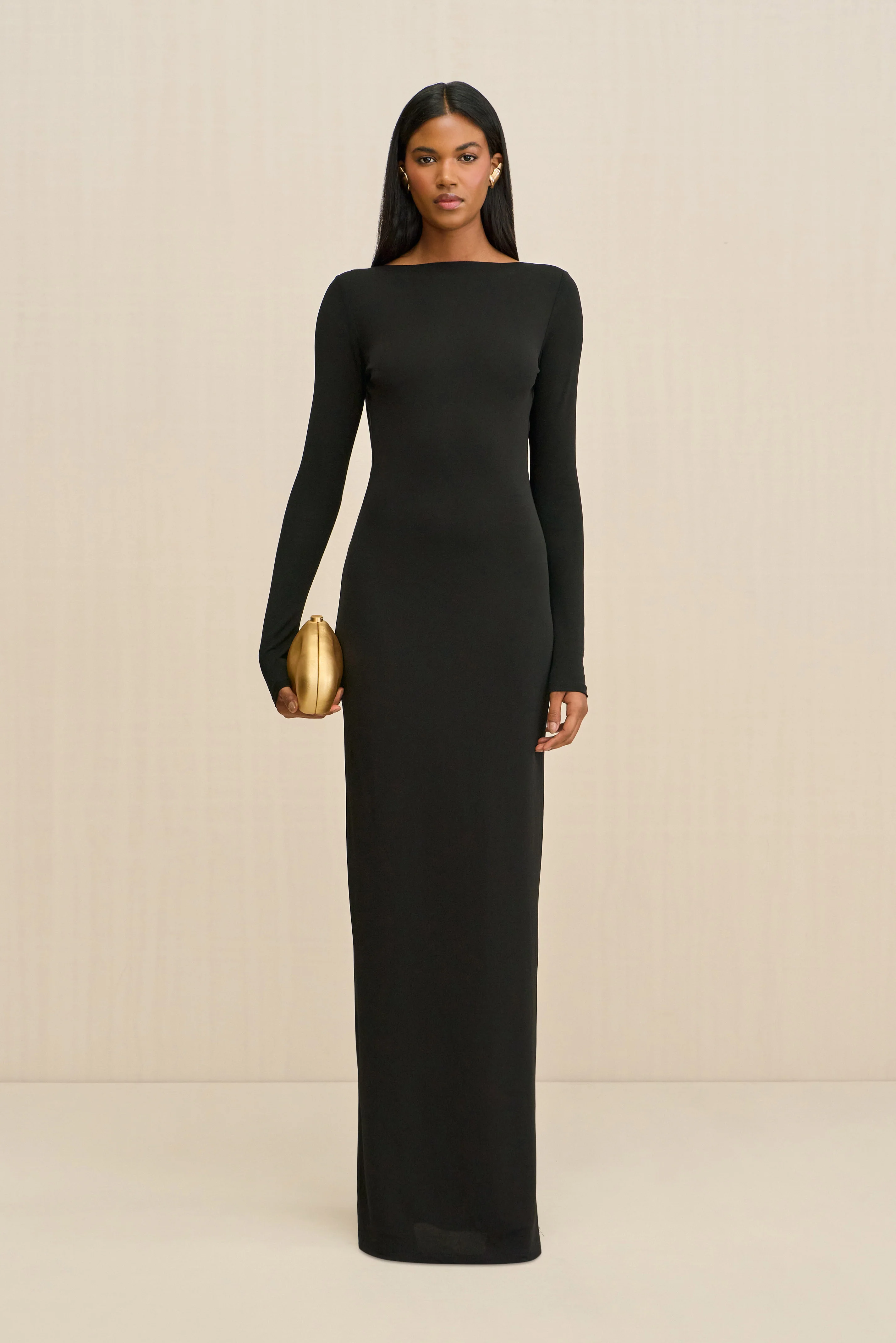ROZALIA GOWN - BLACK